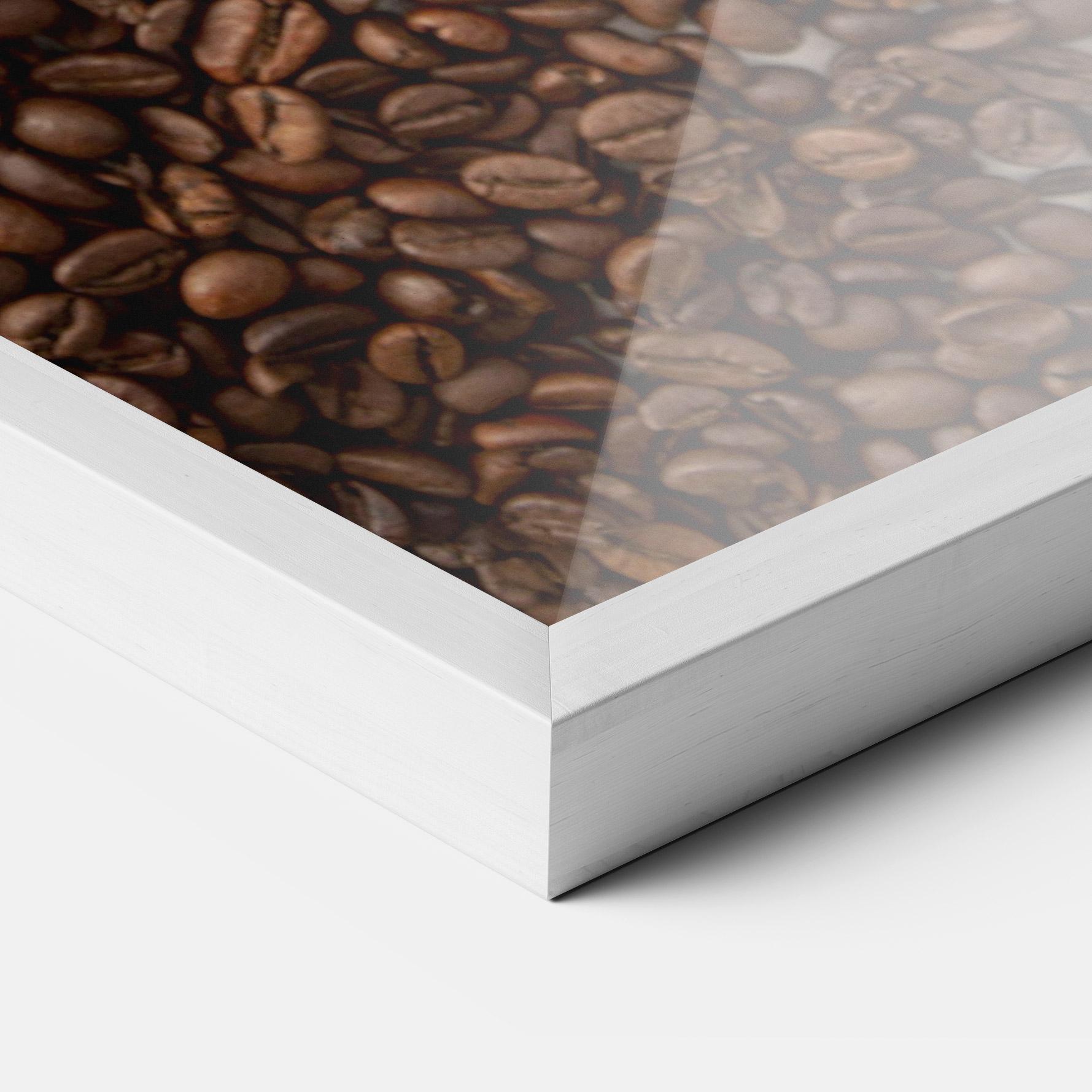 Keretezett Poszter Contrasted Coffee mockup 3