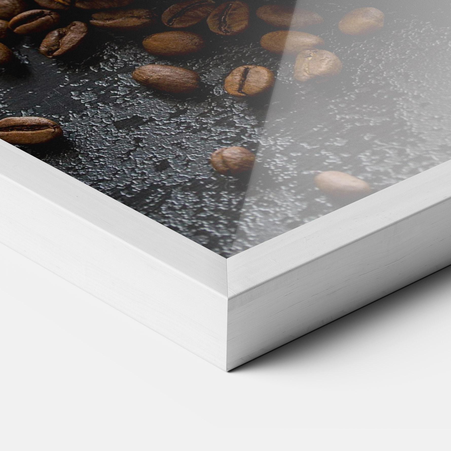 Keretezett Poszter Hot Cappuccino Coffee mockup 3