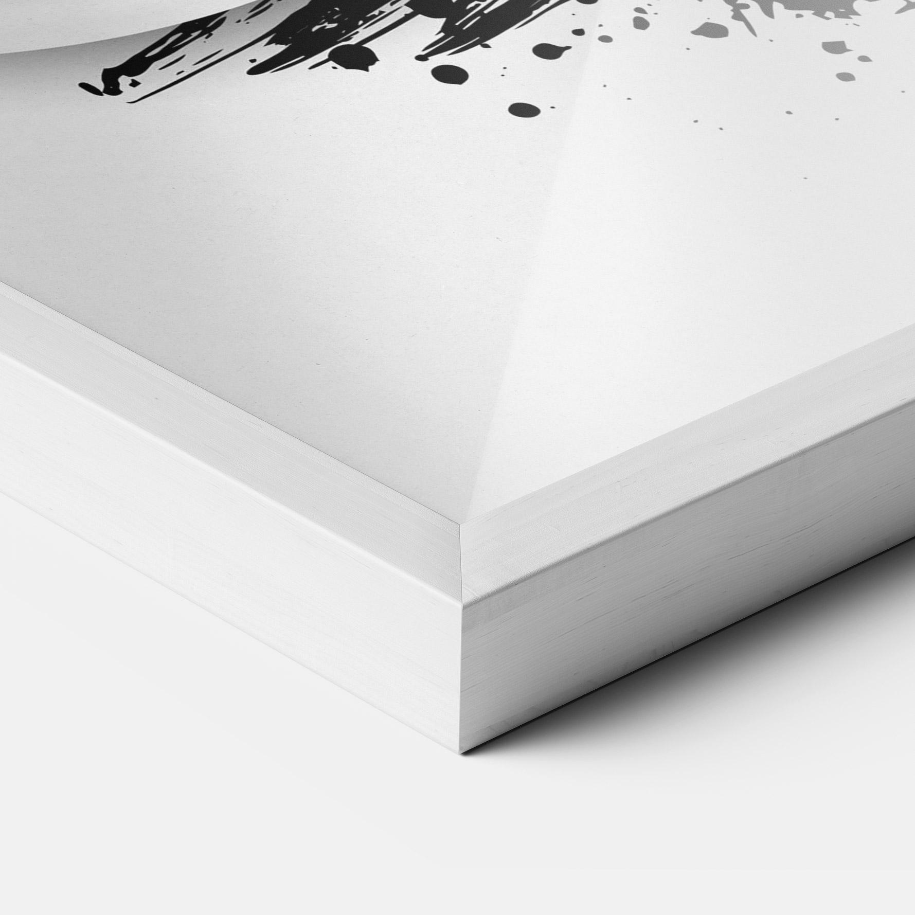 Keretezett Poszter Live With Passion mockup 3