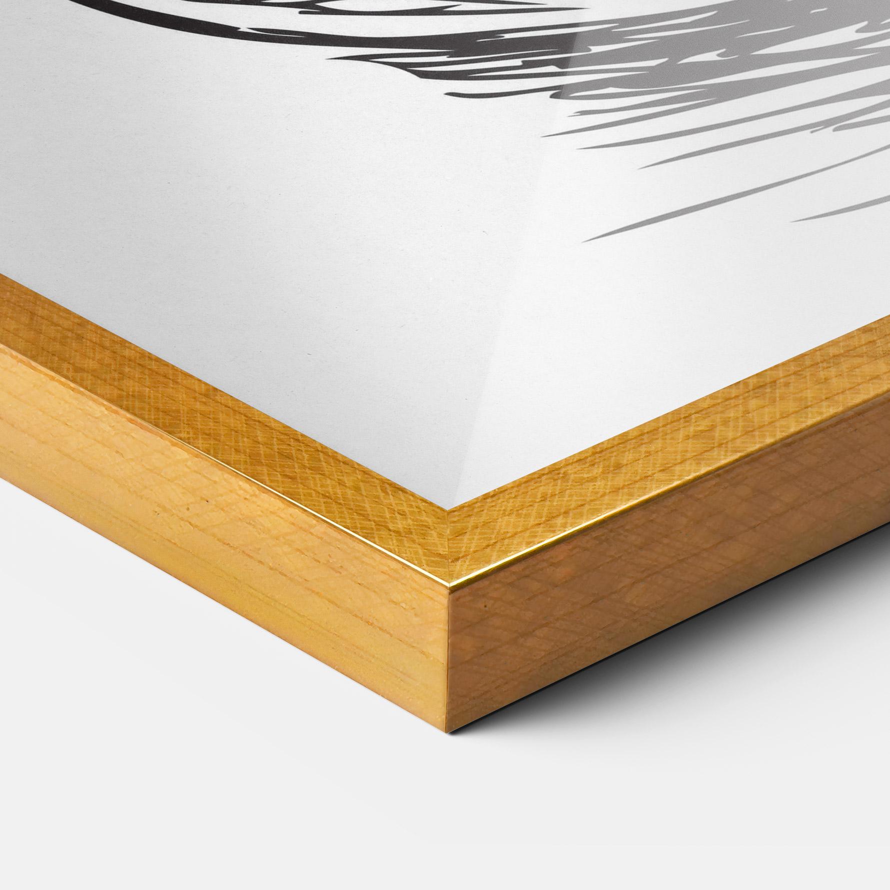 Keretezett Poszter Coffee Serving mockup 3