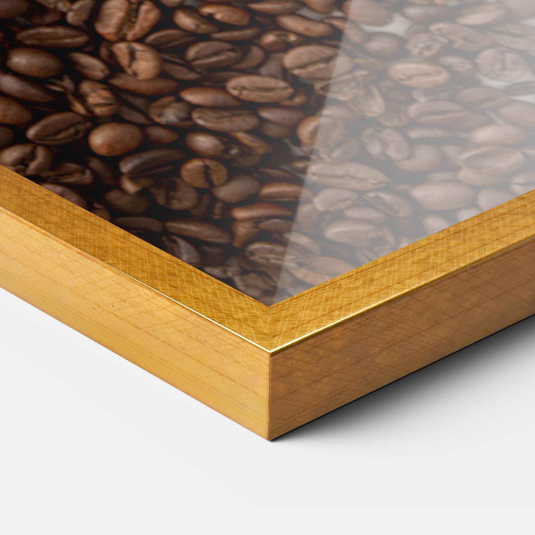 Keretezett Poszter Contrasted Coffee mockup 3