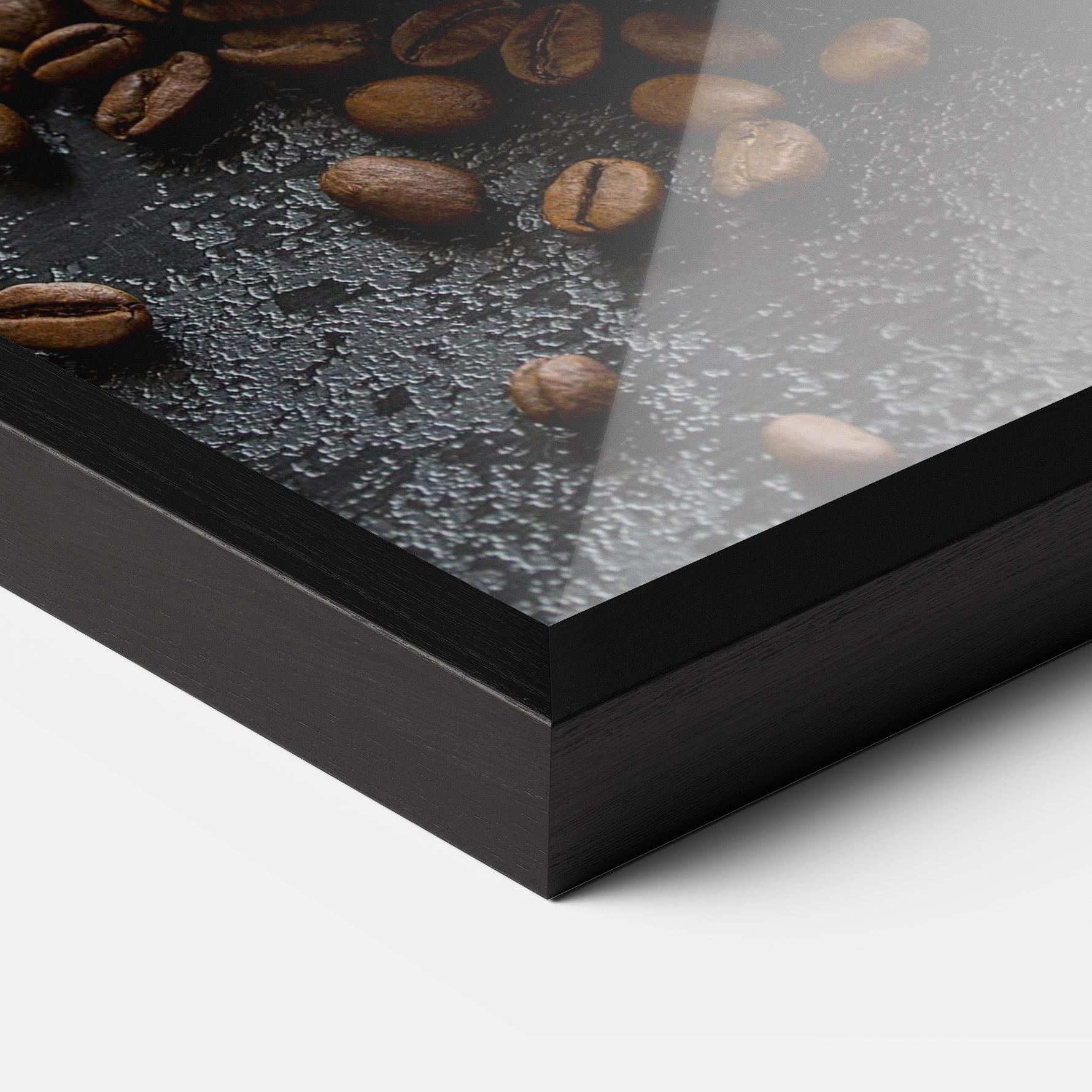 Keretezett Poszter Hot Cappuccino Coffee mockup 3