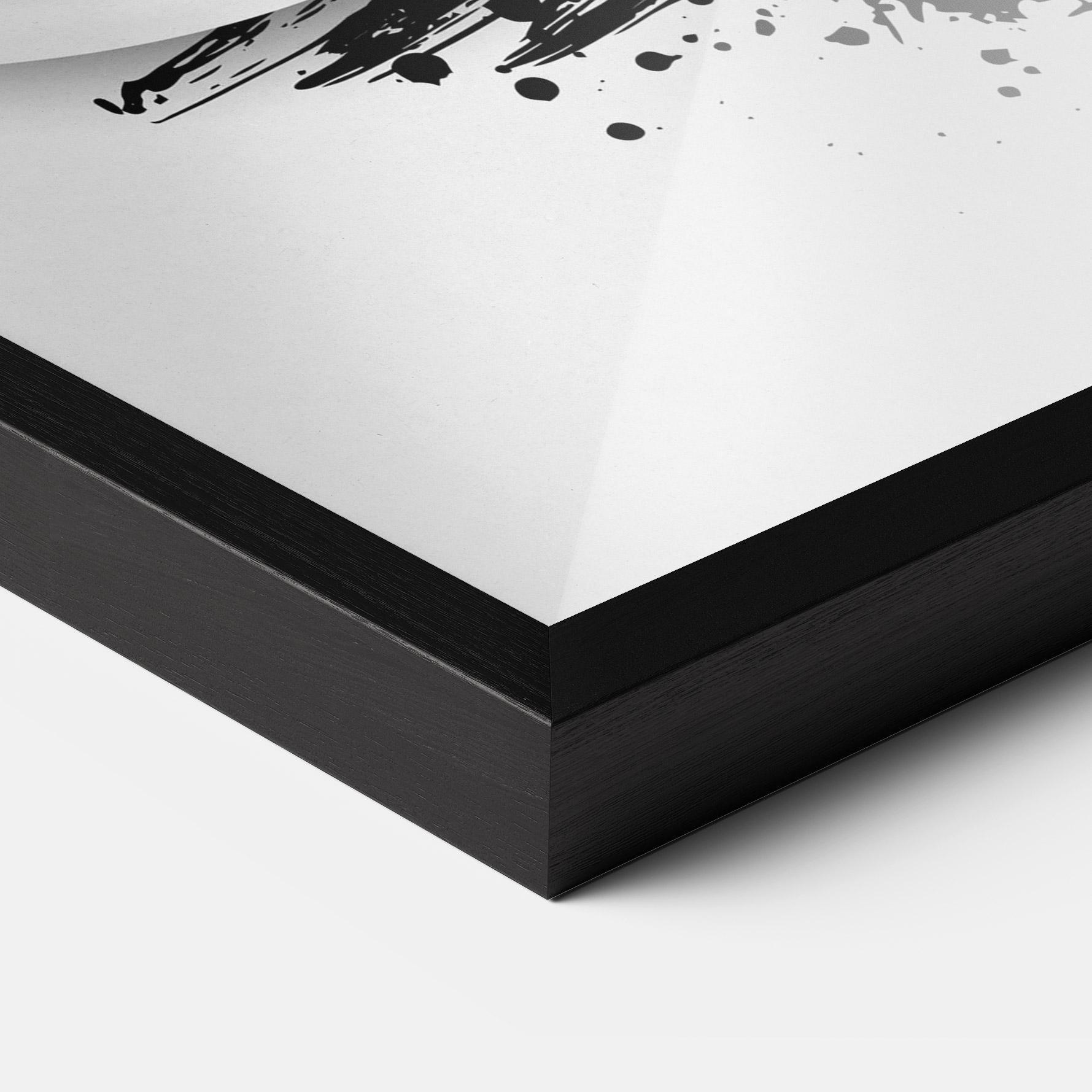 Keretezett Poszter Live With Passion mockup 3