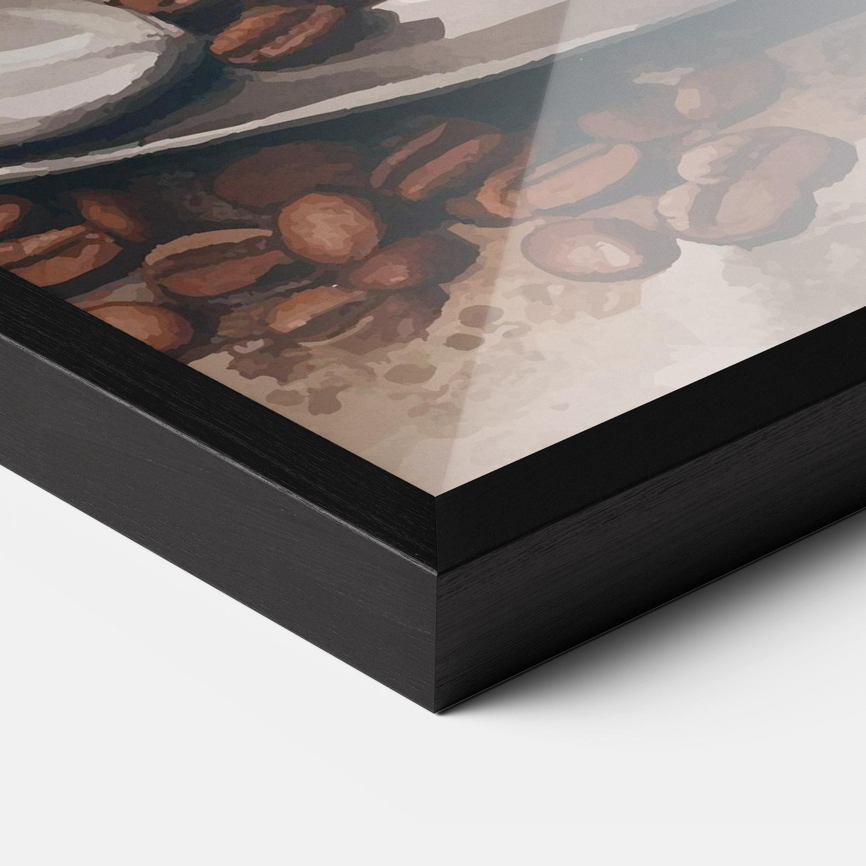 Keretezett Poszter Vintage Coffee mockup 3