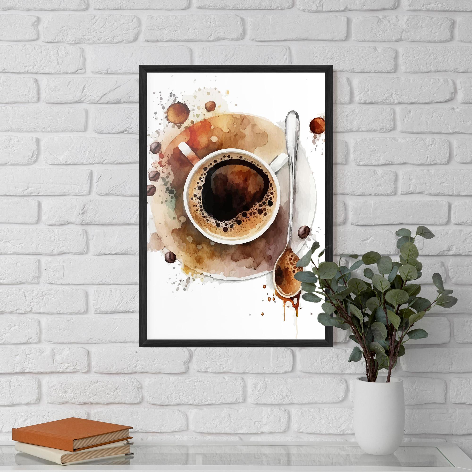 Keretezett Poszter Coffee Liquid mockup 5