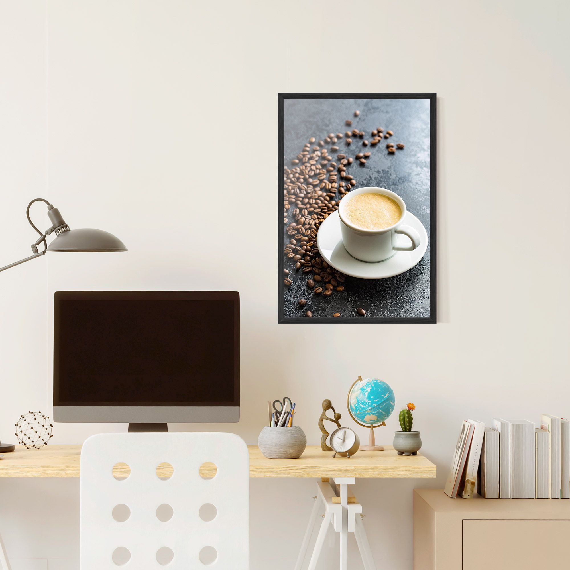 Hot Cappuccino Coffee mockup 6