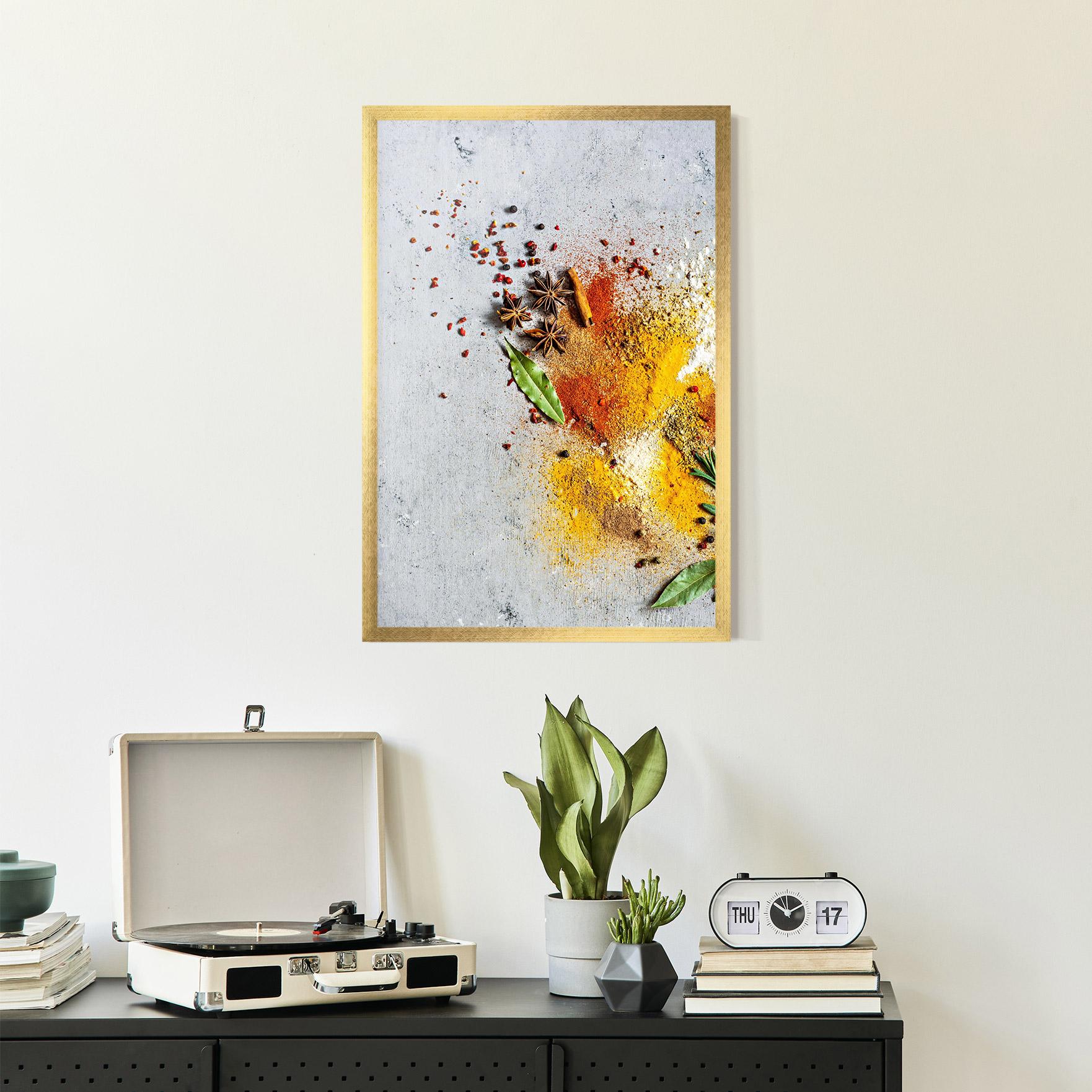 Keretezett Poszter Spice Powders mockup 2