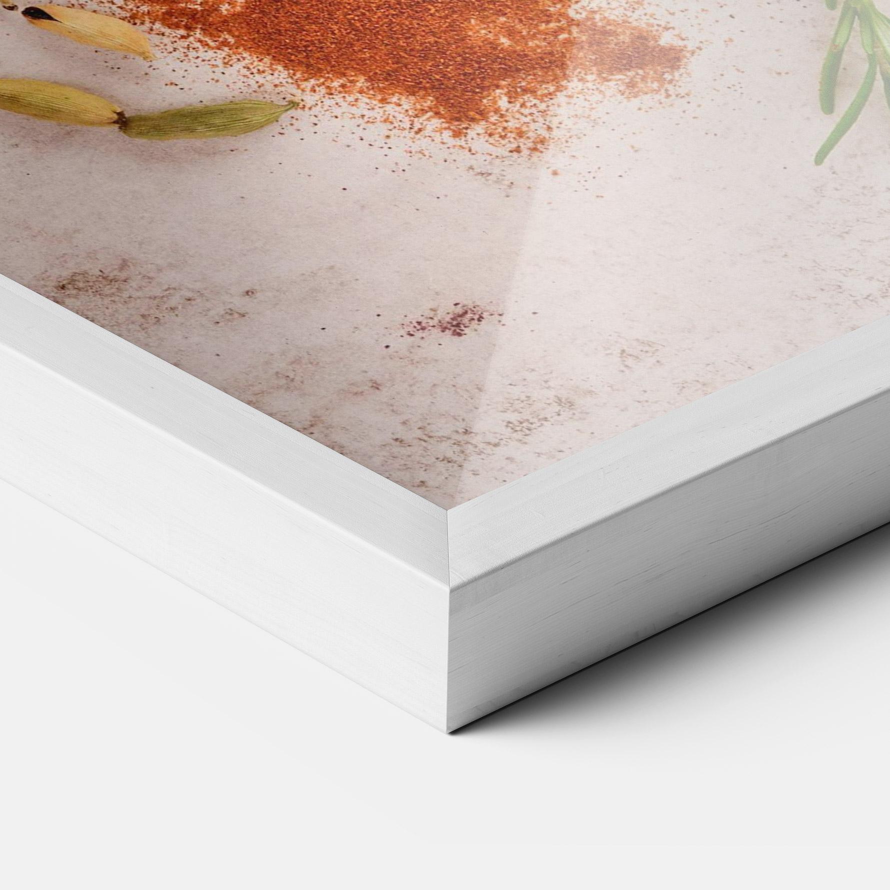 Keretezett Poszter Colorful Spices Cooking mockup 3