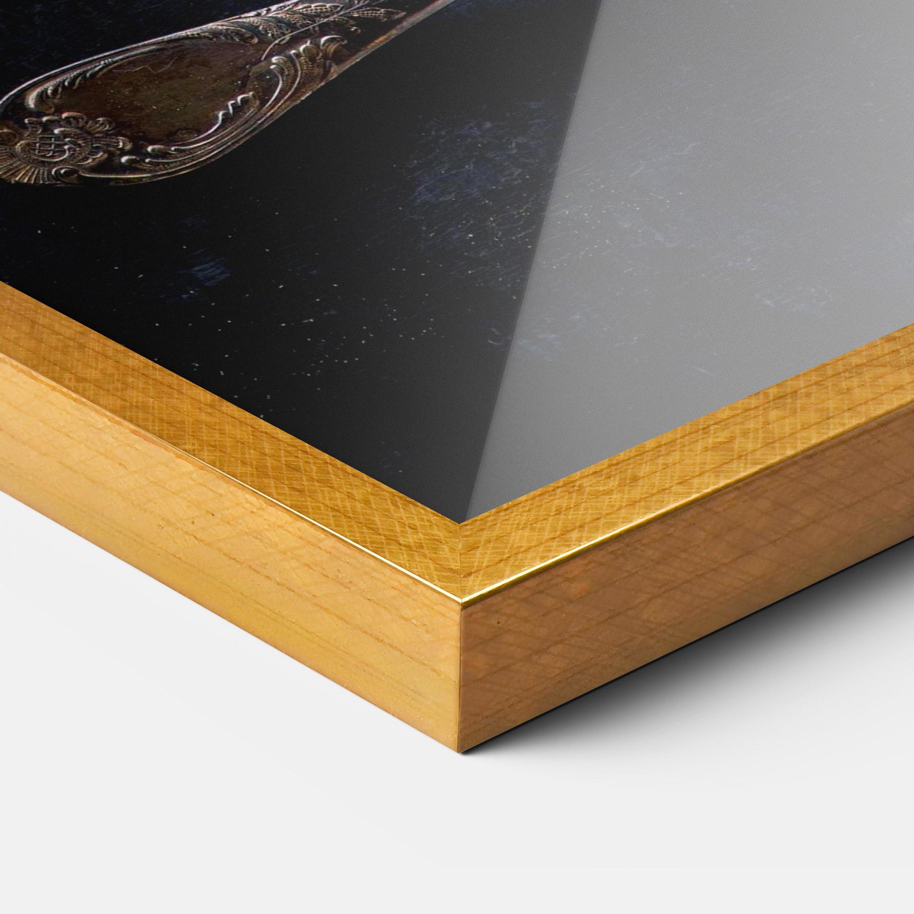 Keretezett Poszter Spices Herbs Spoons mockup 3