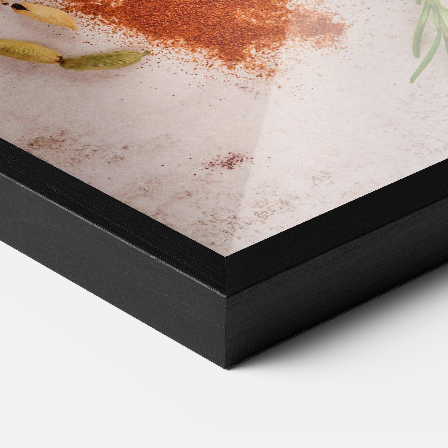 Keretezett Poszter Colorful Spices Cooking mockup 3