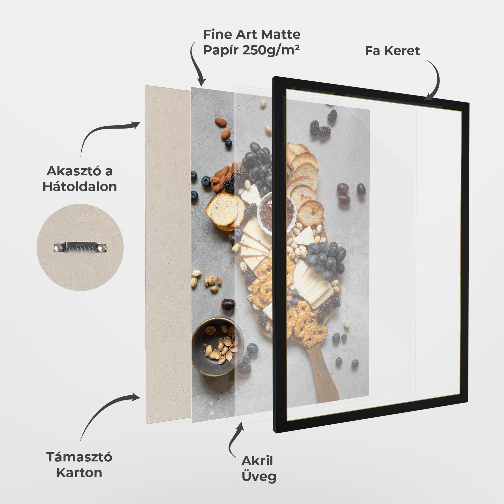 Keretezett Poszter Appetizers mockup 1