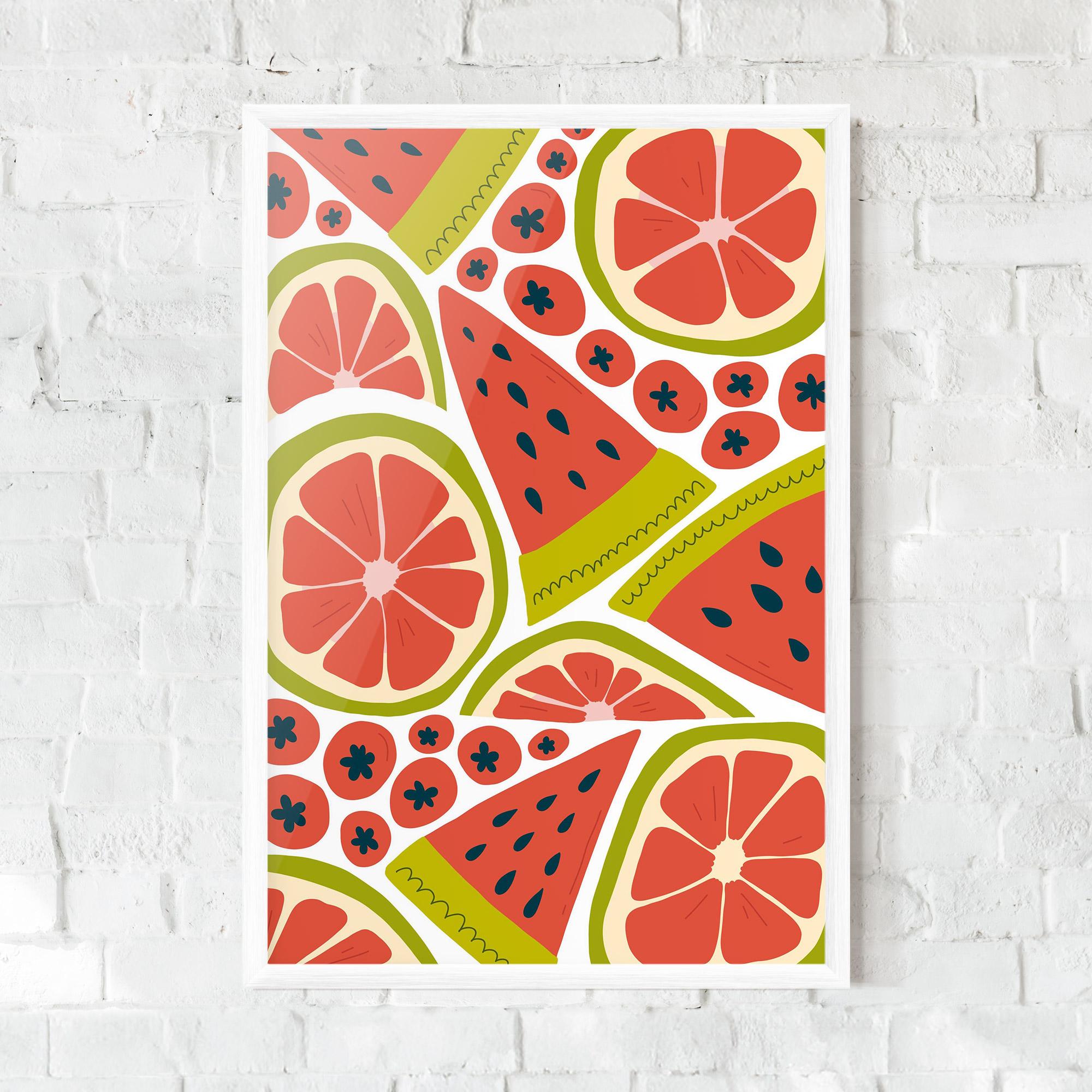Keretezett Poszter Watermelon mockup 0