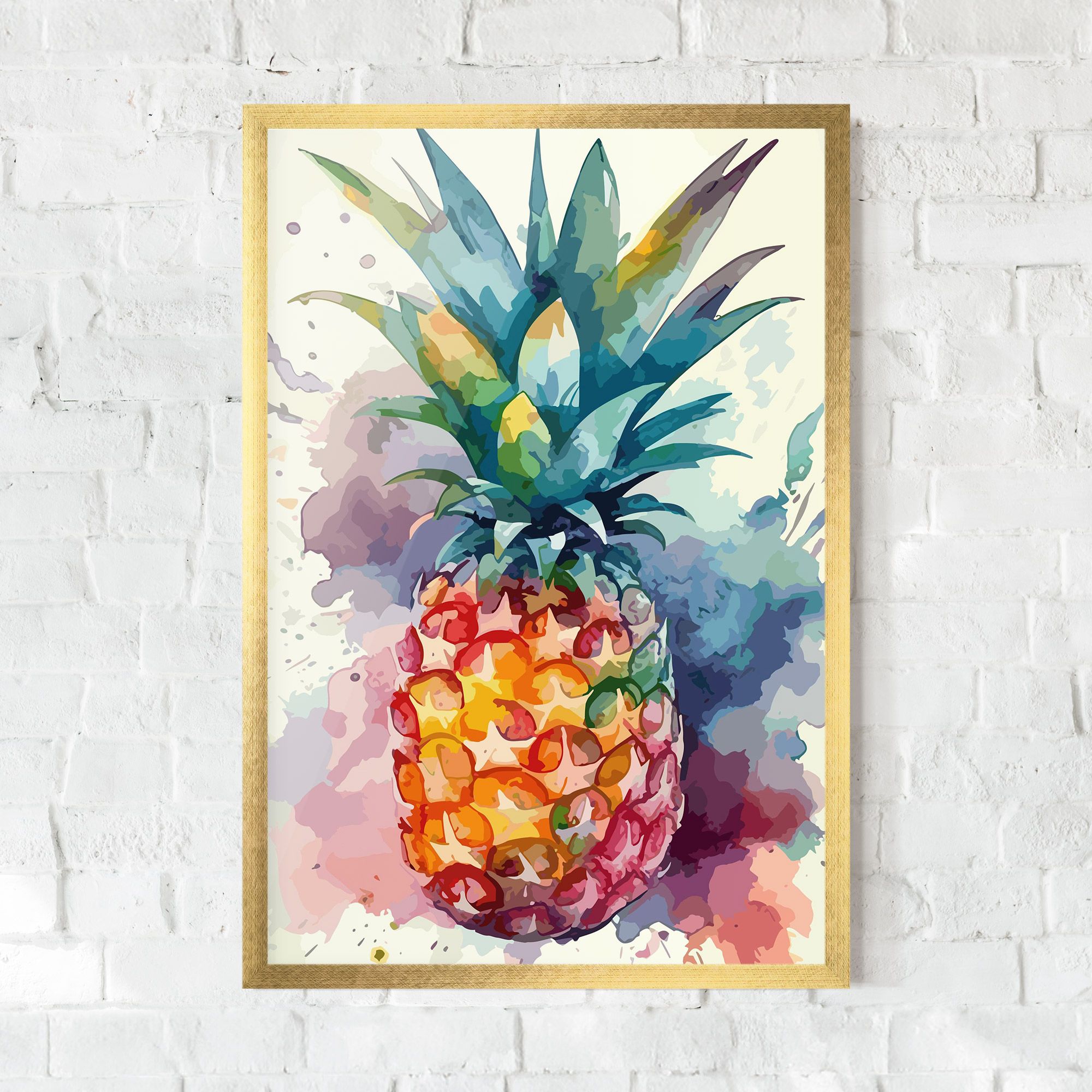 Colorful Pineapple mockup 0