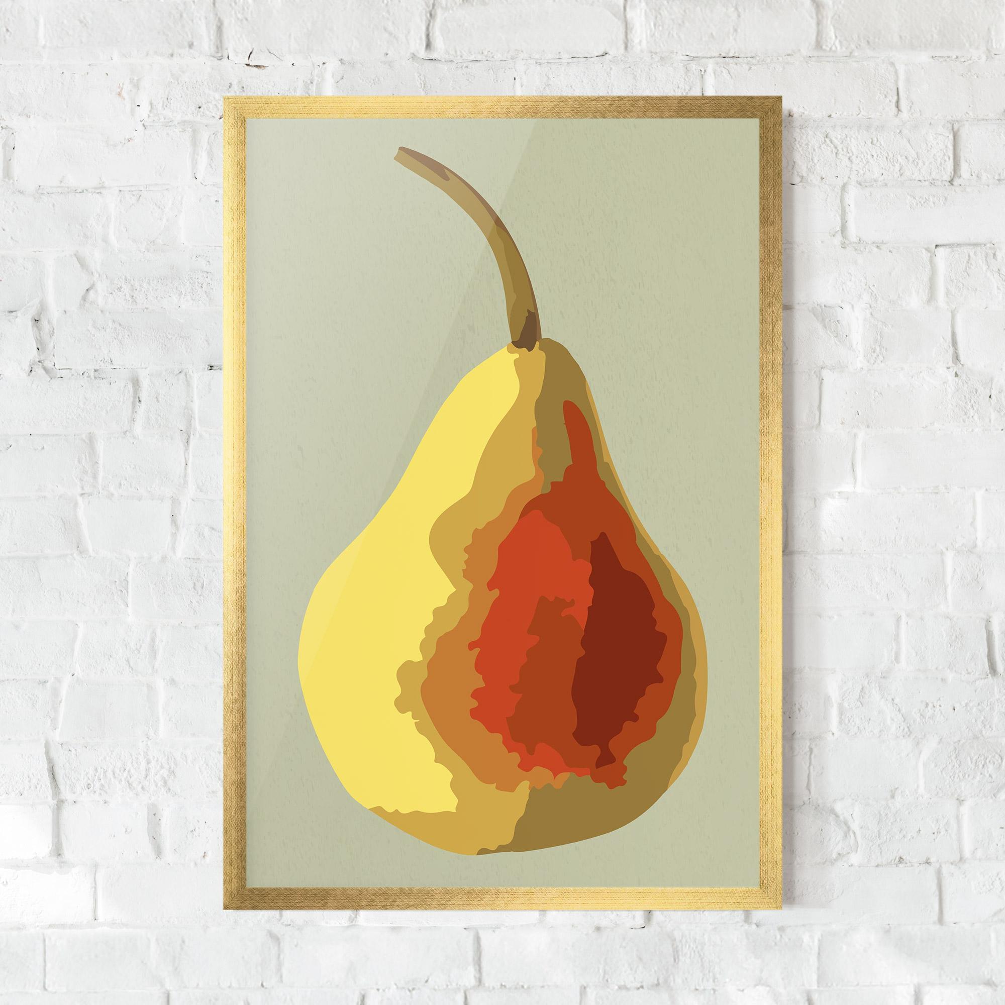 Keretezett Poszter Pear Art mockup 0
