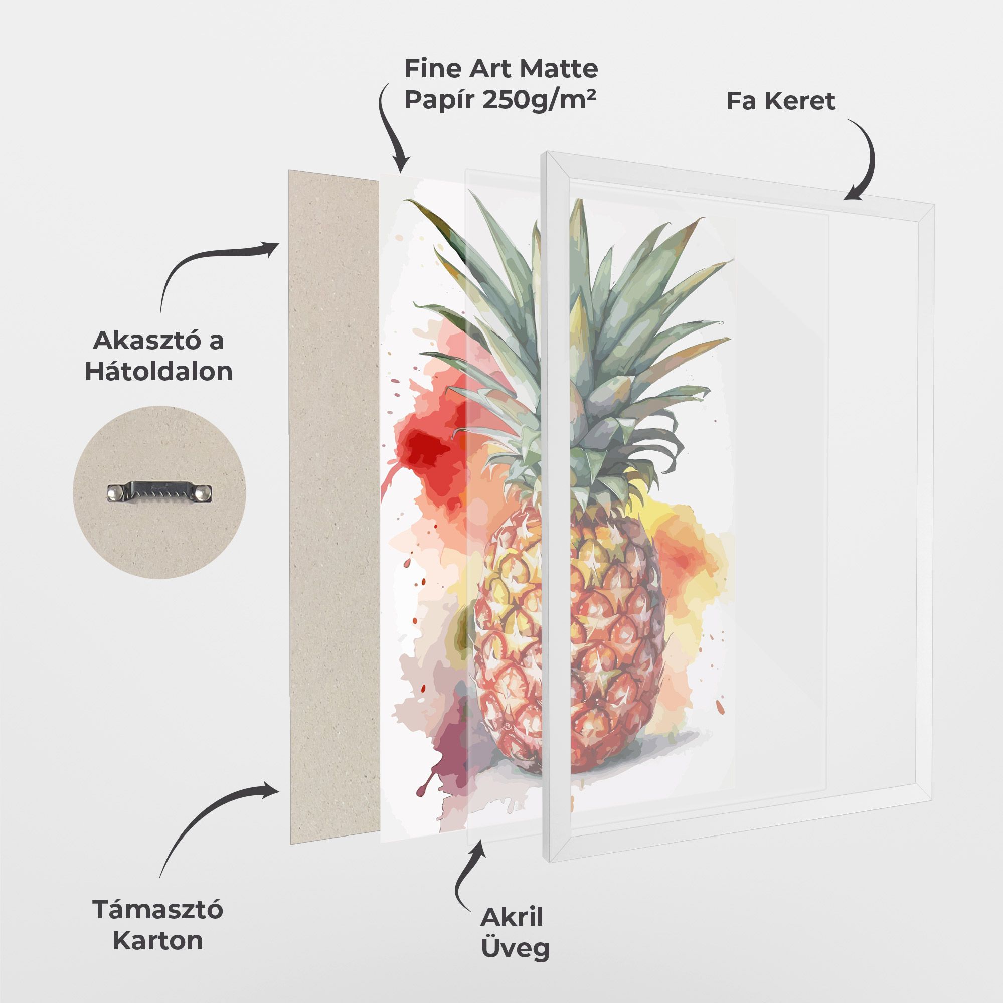 Pineapple Watercolor mockup 1