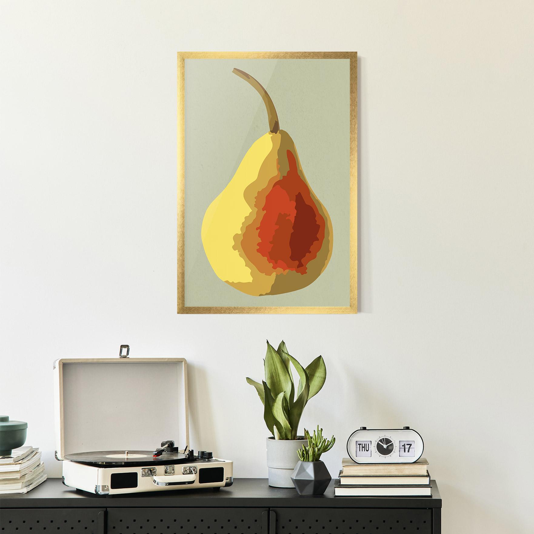 Keretezett Poszter Pear Art mockup 2