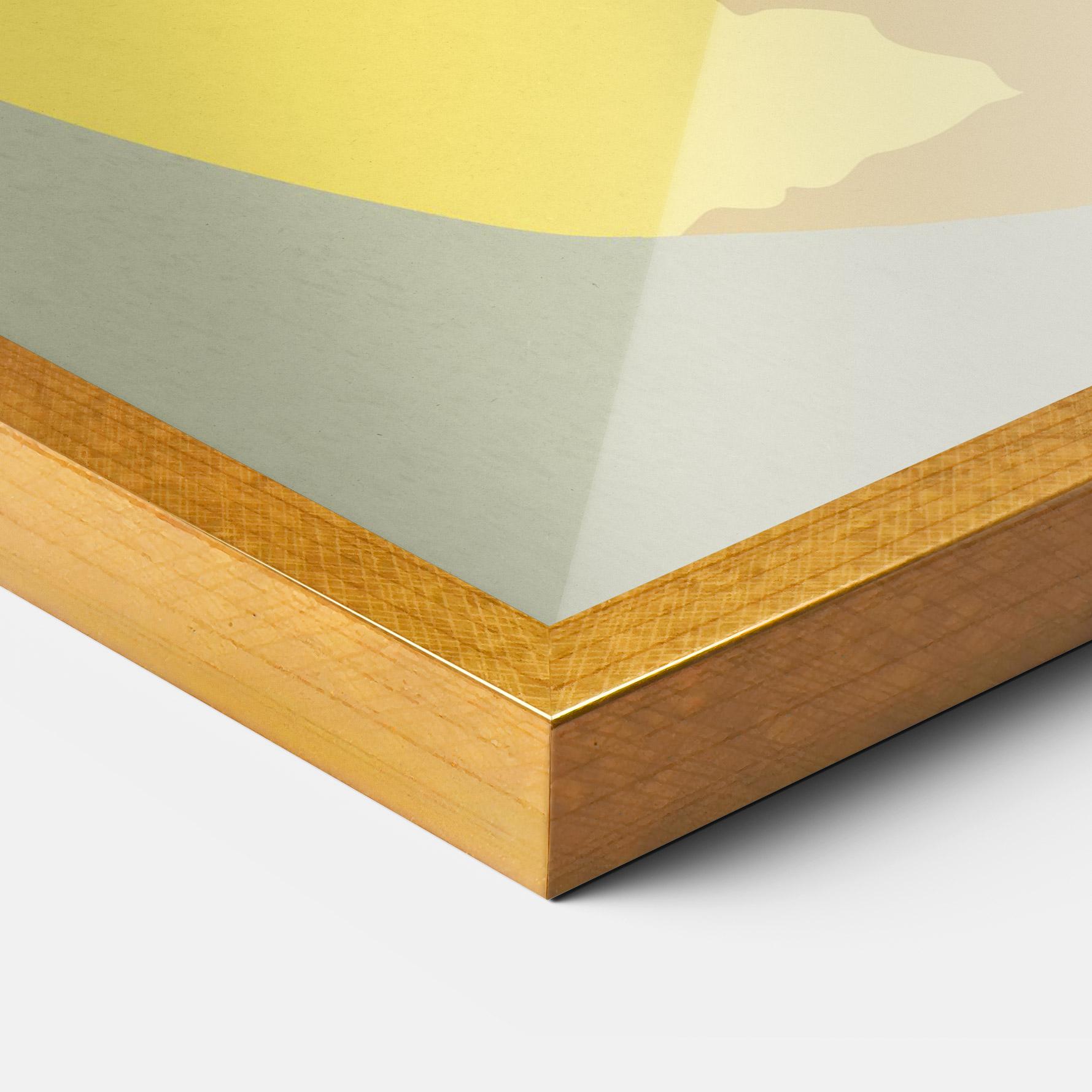 Keretezett Poszter Pear Art mockup 3