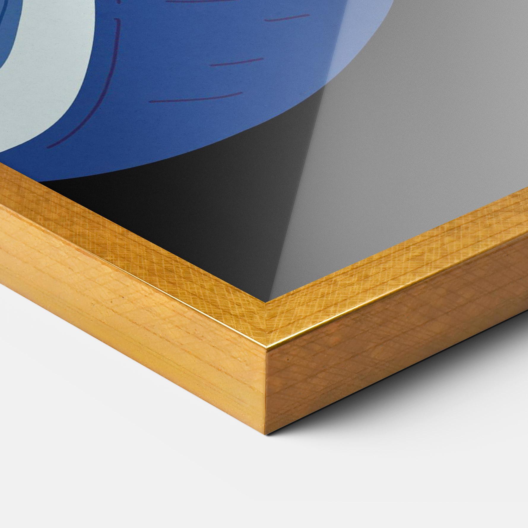 Keretezett Poszter Purple Fruit mockup 3