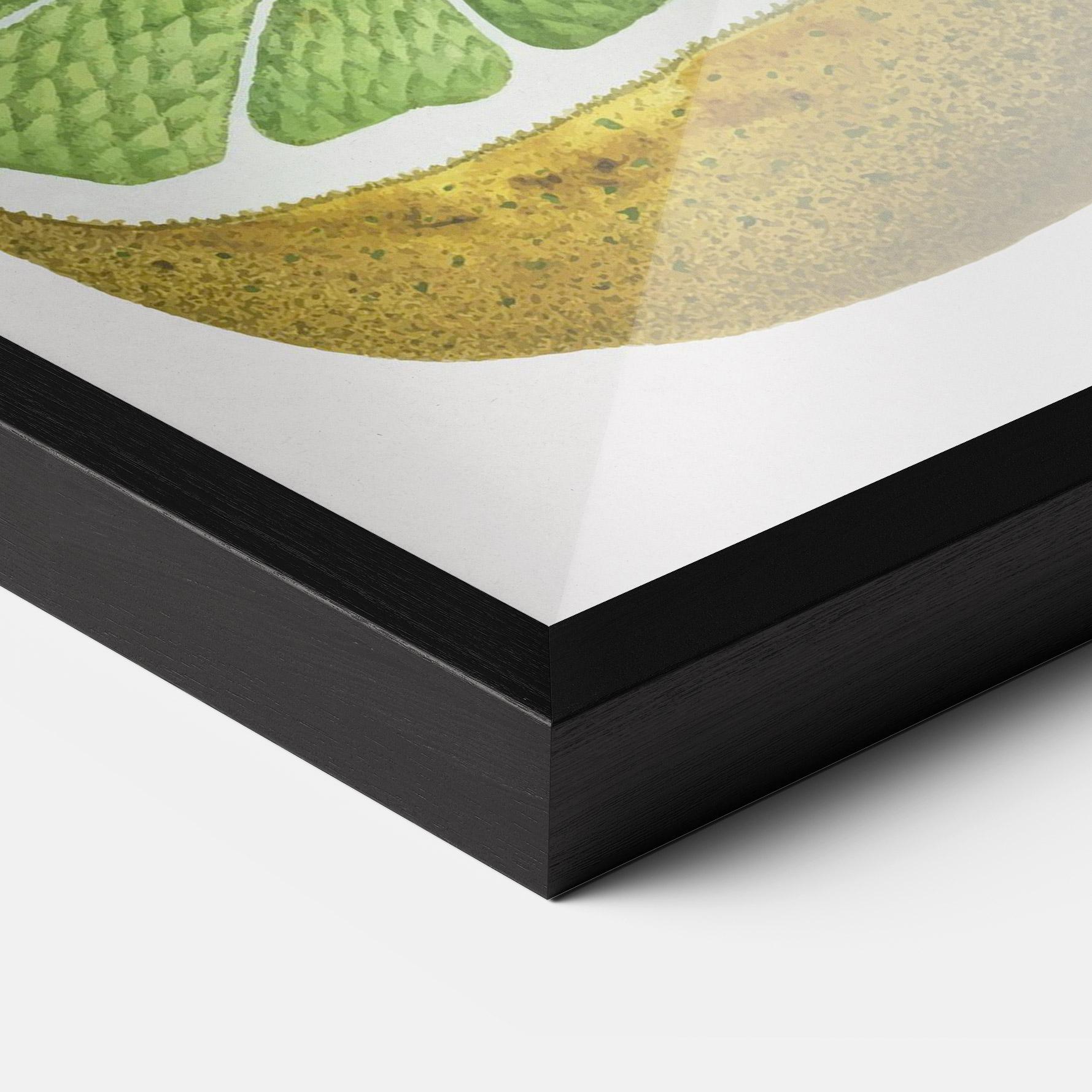 Keretezett Poszter Lime Flower mockup 3