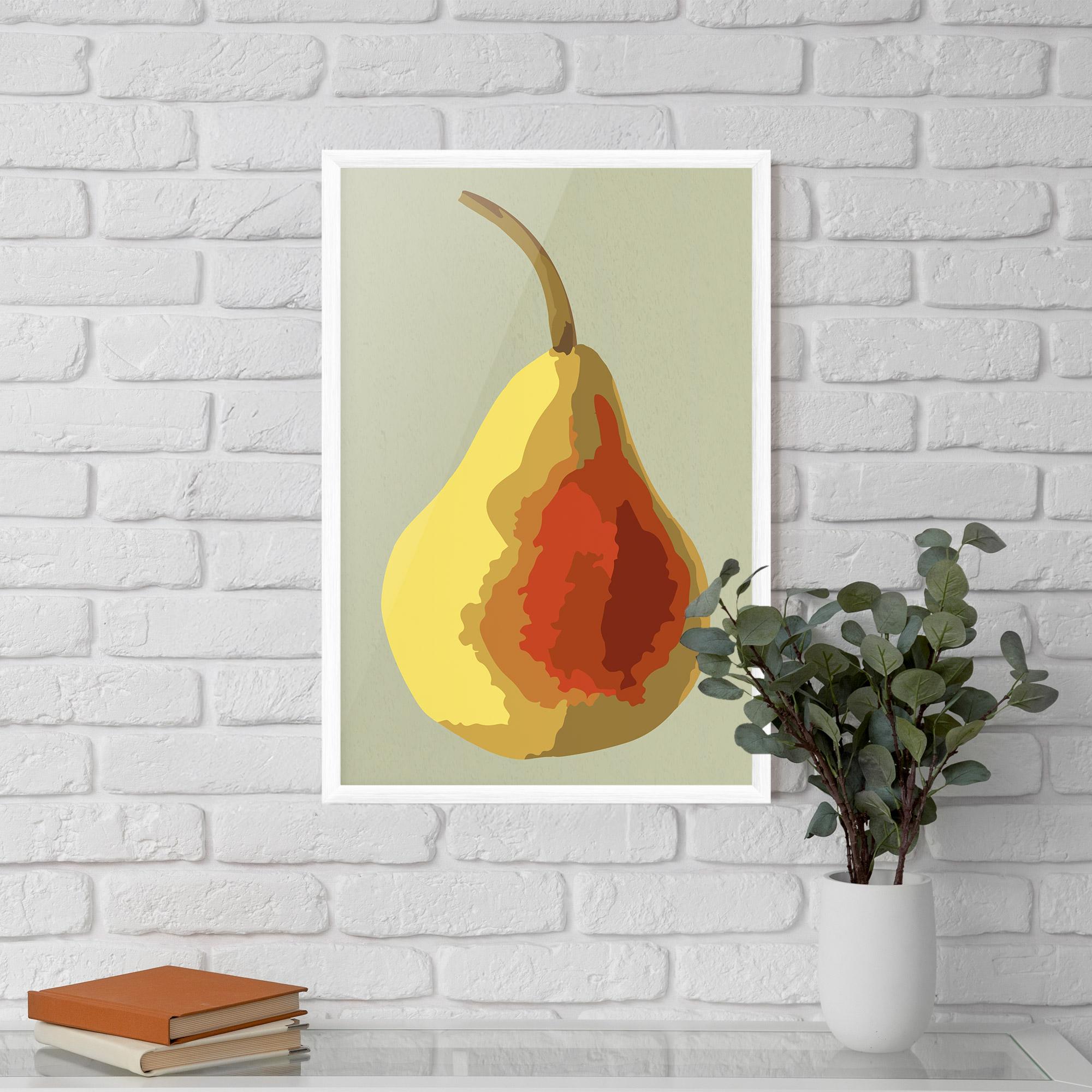 Keretezett Poszter Pear Art mockup 5