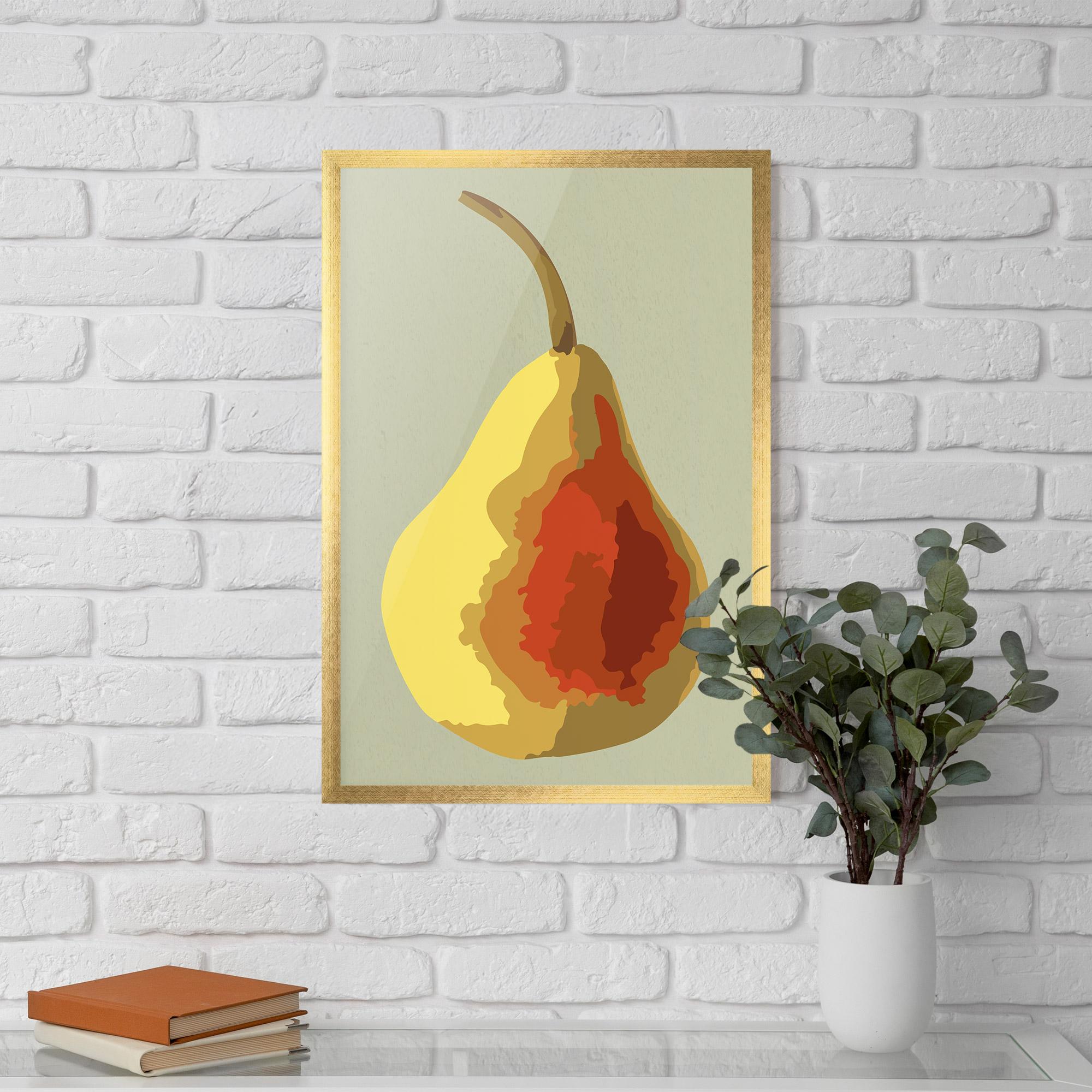 Keretezett Poszter Pear Art mockup 5