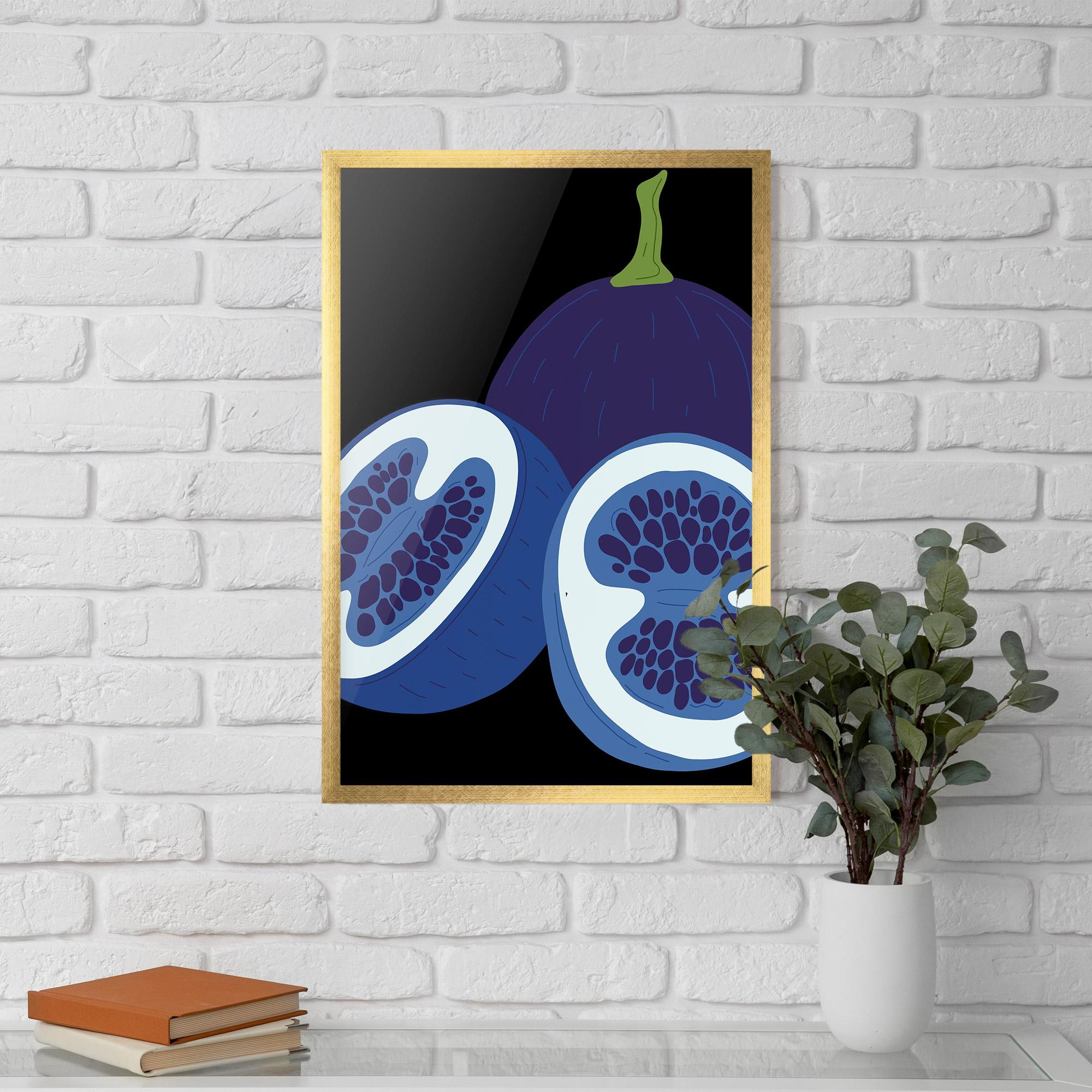 Keretezett Poszter Purple Fruit mockup 5