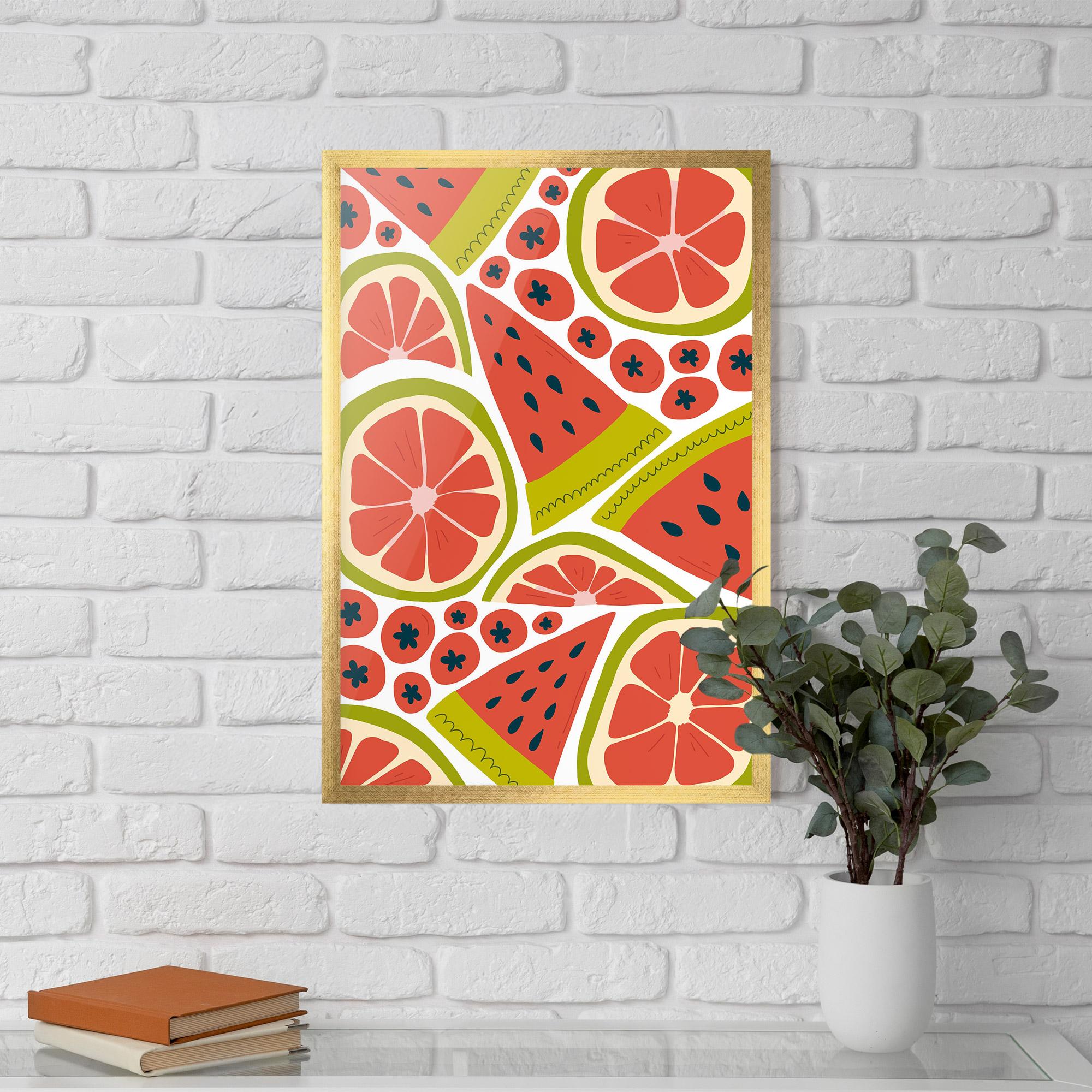Keretezett Poszter Watermelon mockup 5