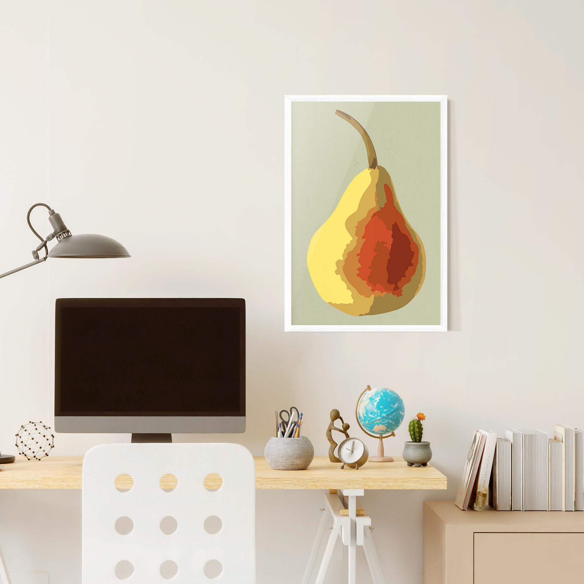 Keretezett Poszter Pear Art mockup 6