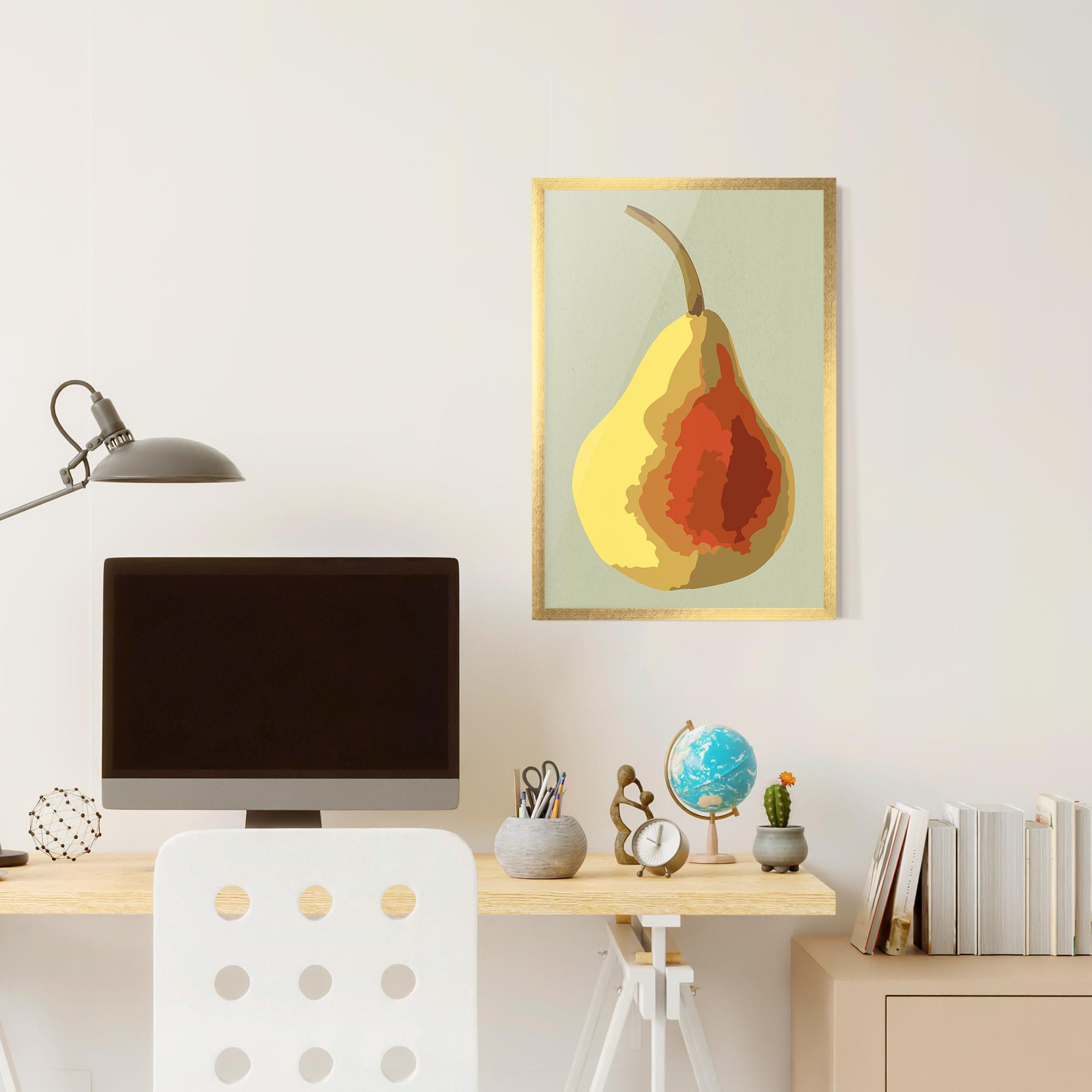 Keretezett Poszter Pear Art mockup 6