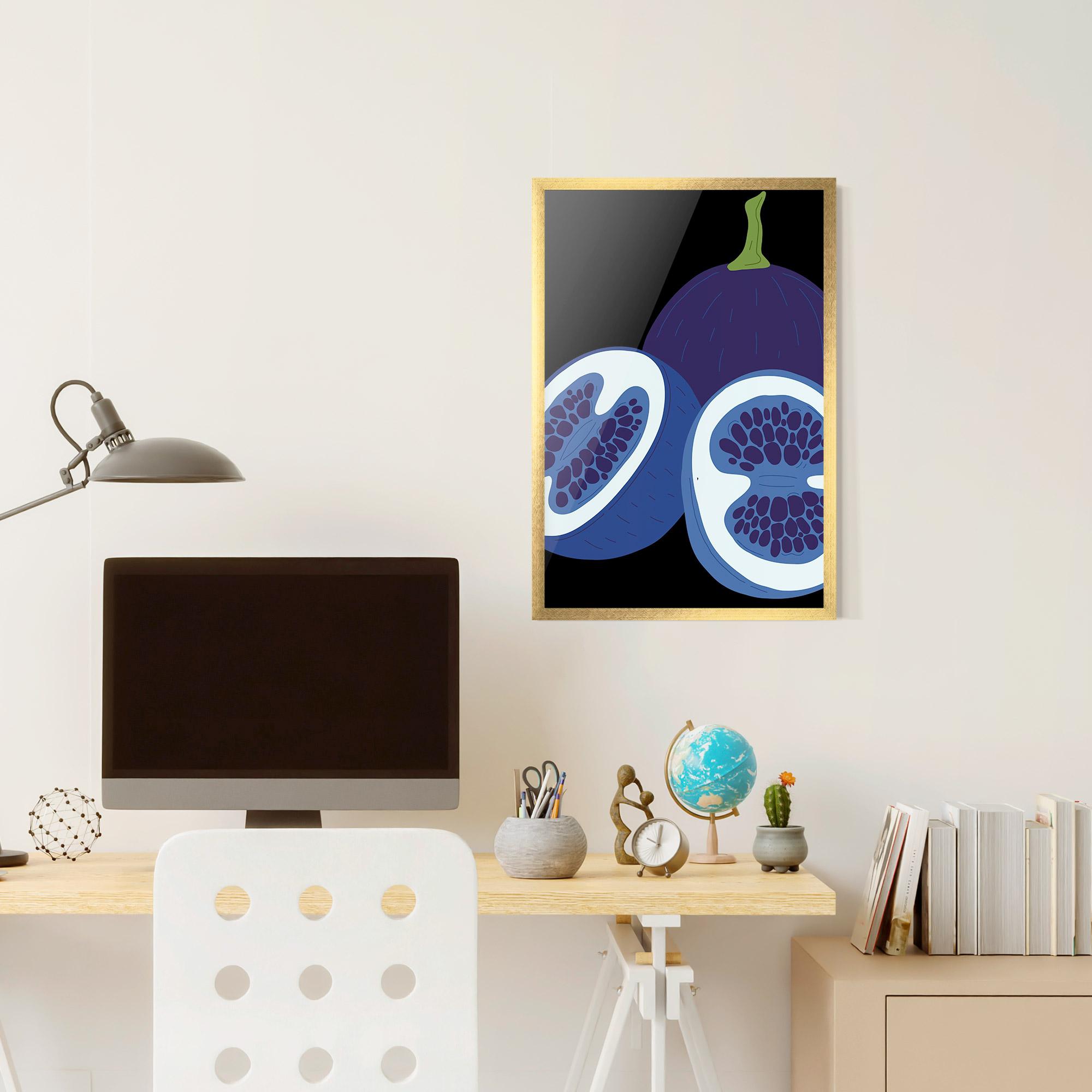 Keretezett Poszter Purple Fruit mockup 6