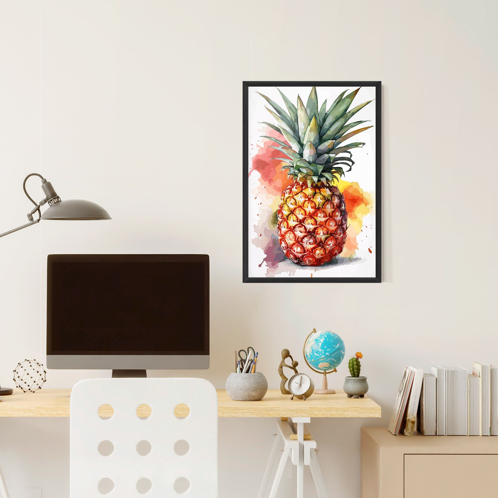 Pineapple Watercolor mockup 6