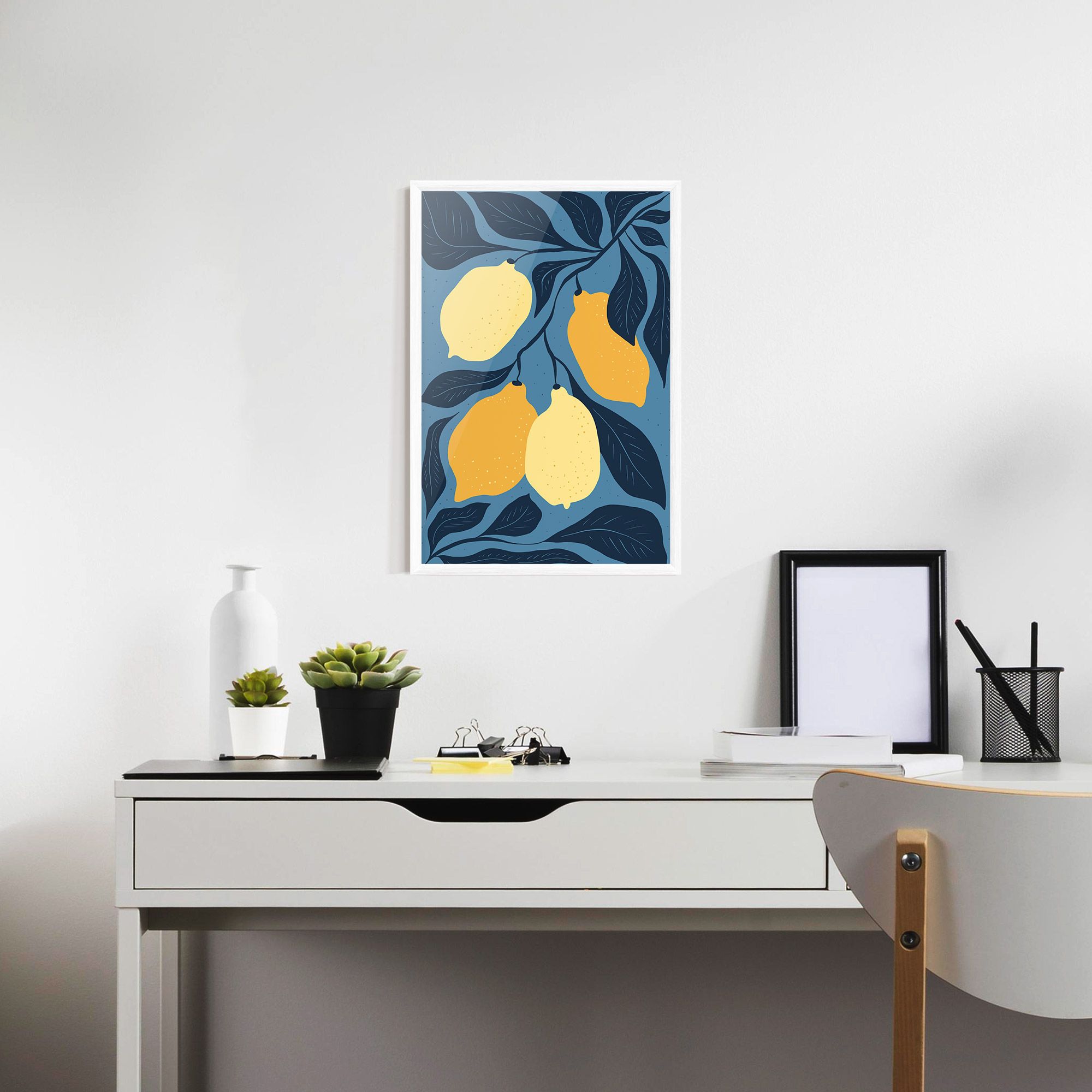 Lemon On Blue mockup 7