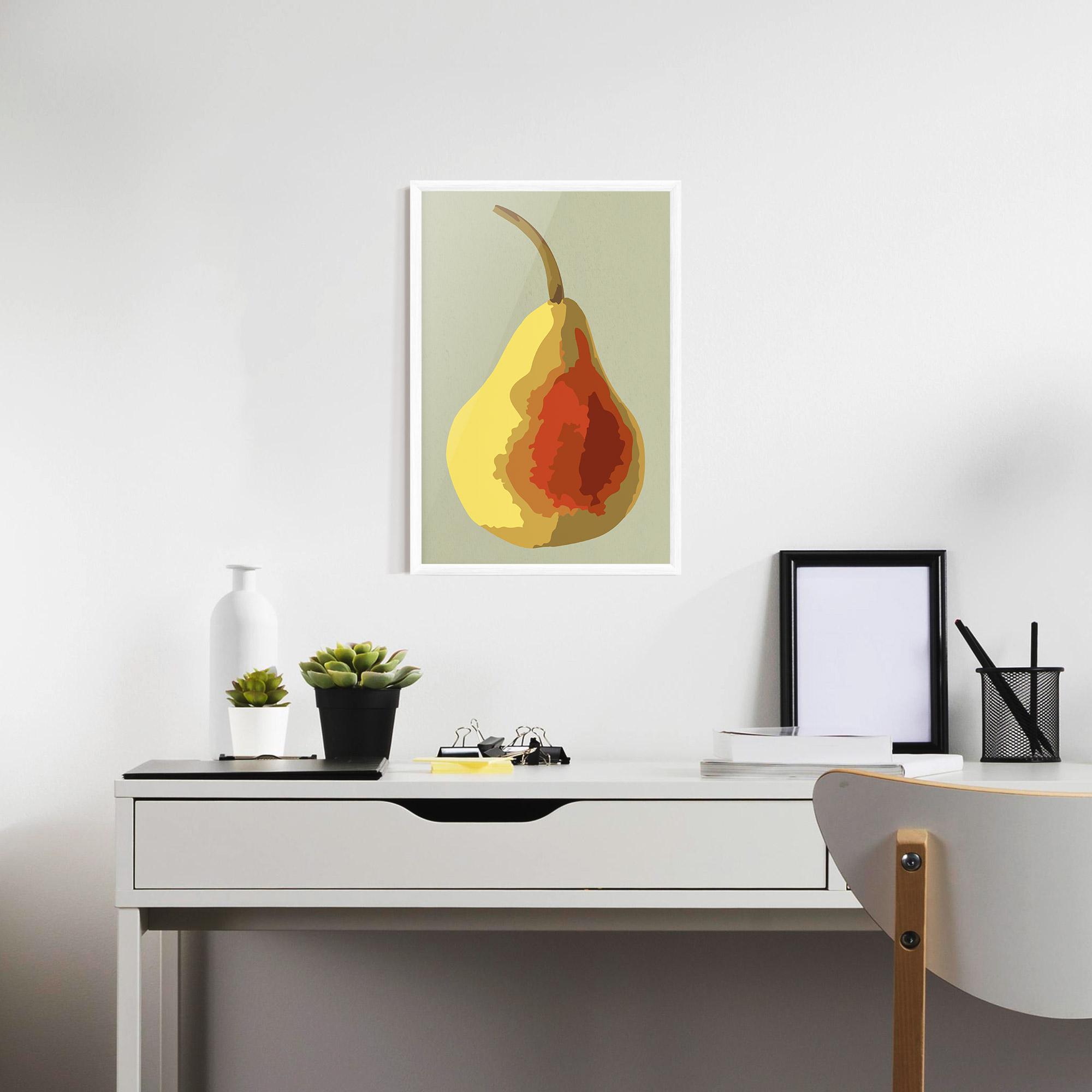 Keretezett Poszter Pear Art mockup 7