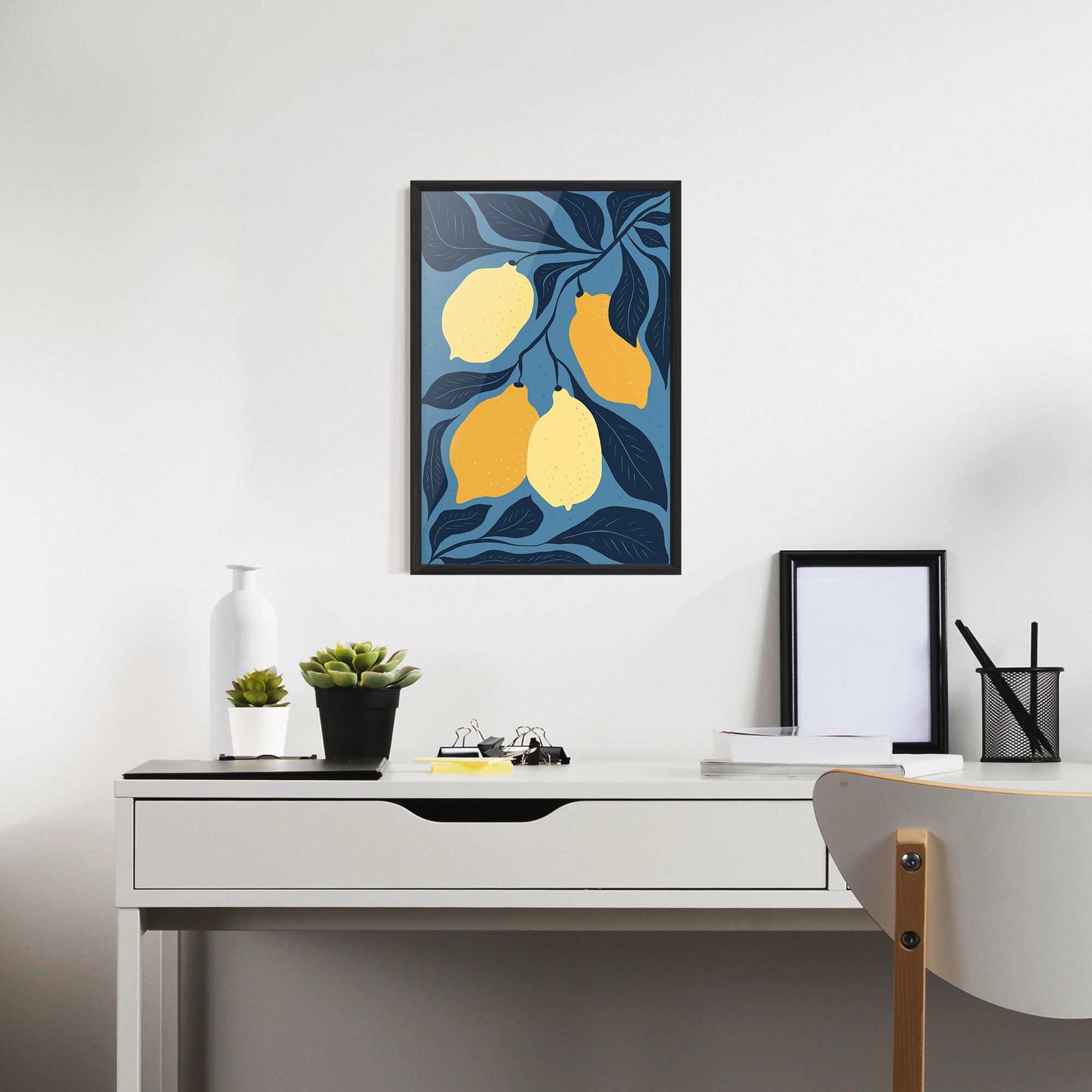 Lemon On Blue mockup 7