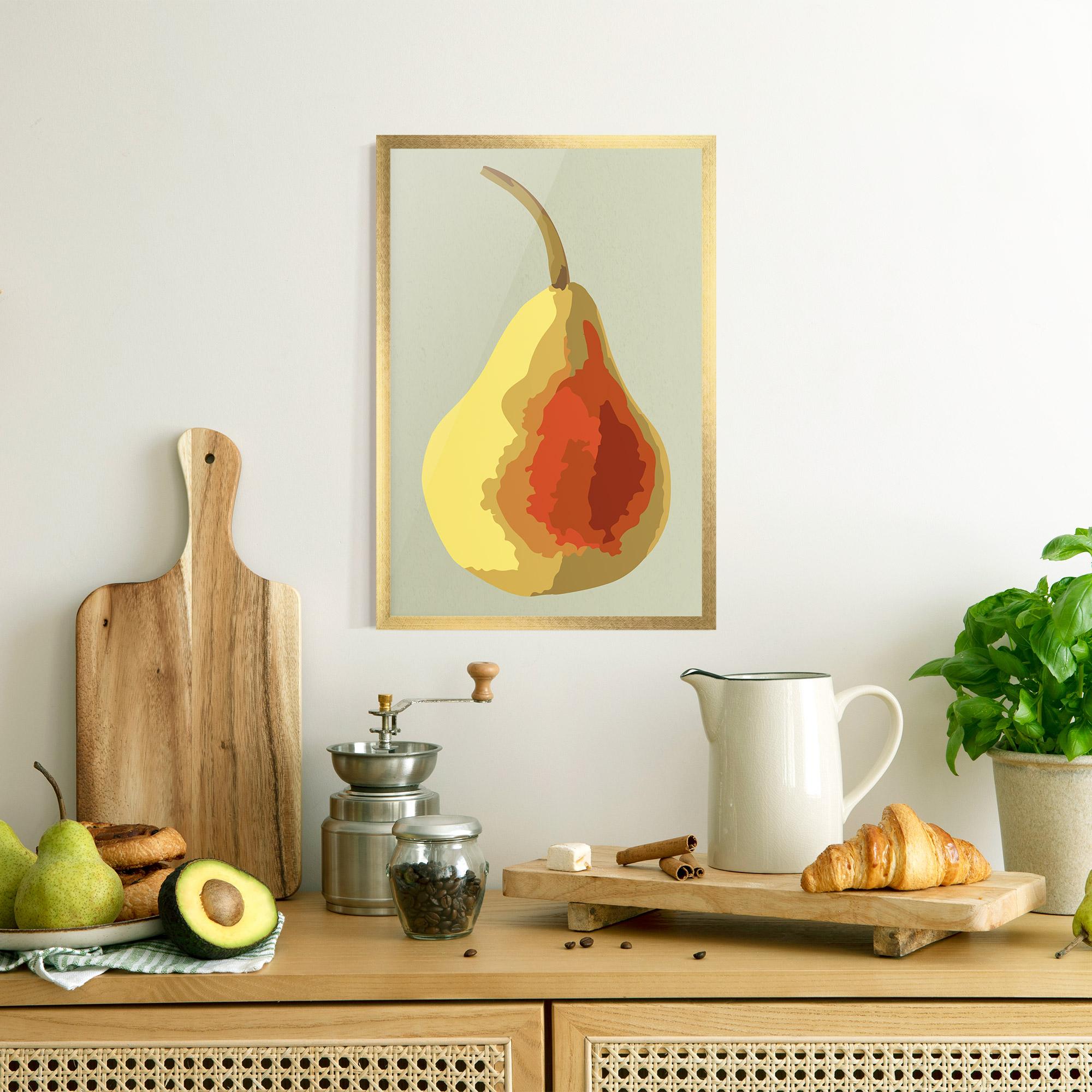 Keretezett Poszter Pear Art mockup 8