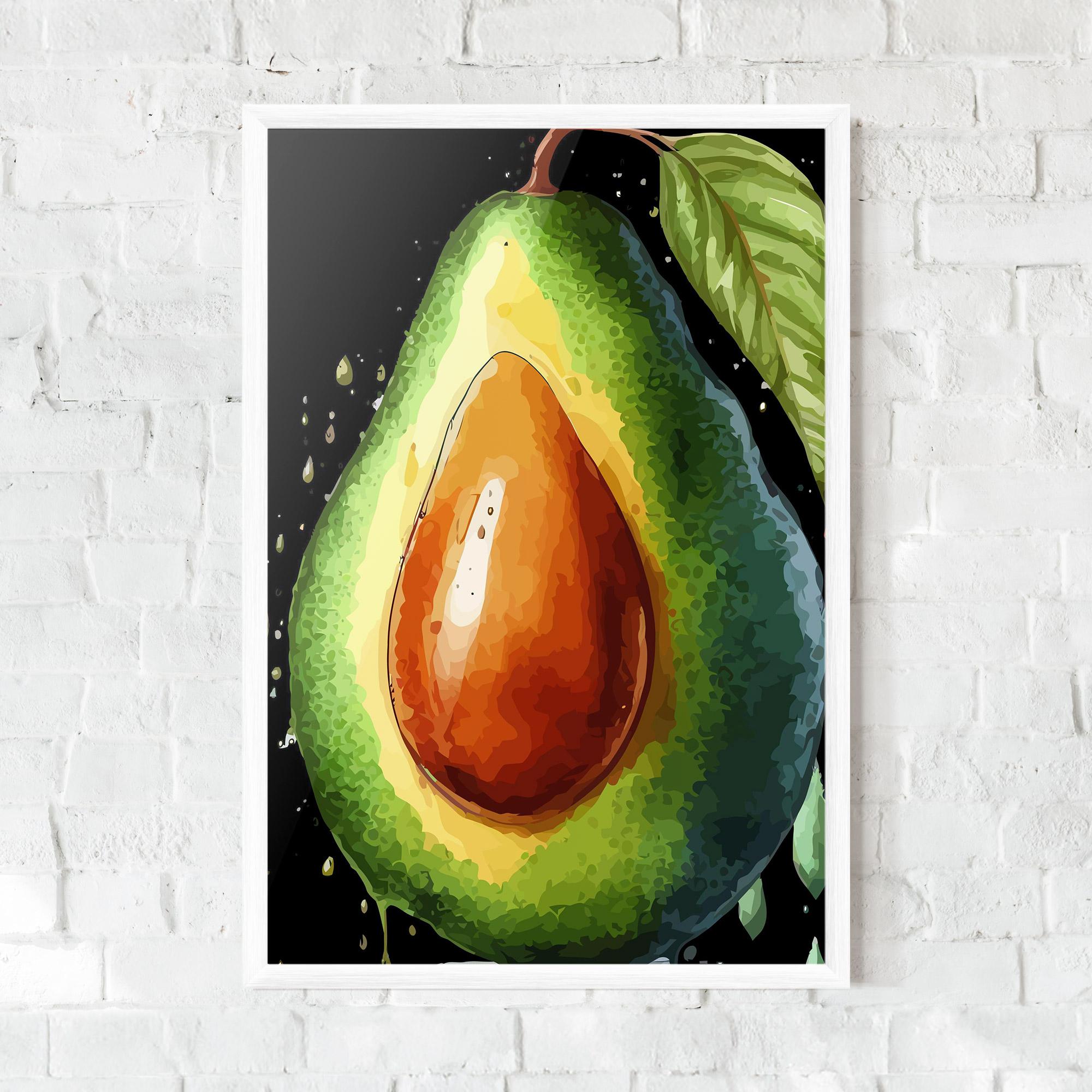 Keretezett Poszter Avocado Art mockup 0