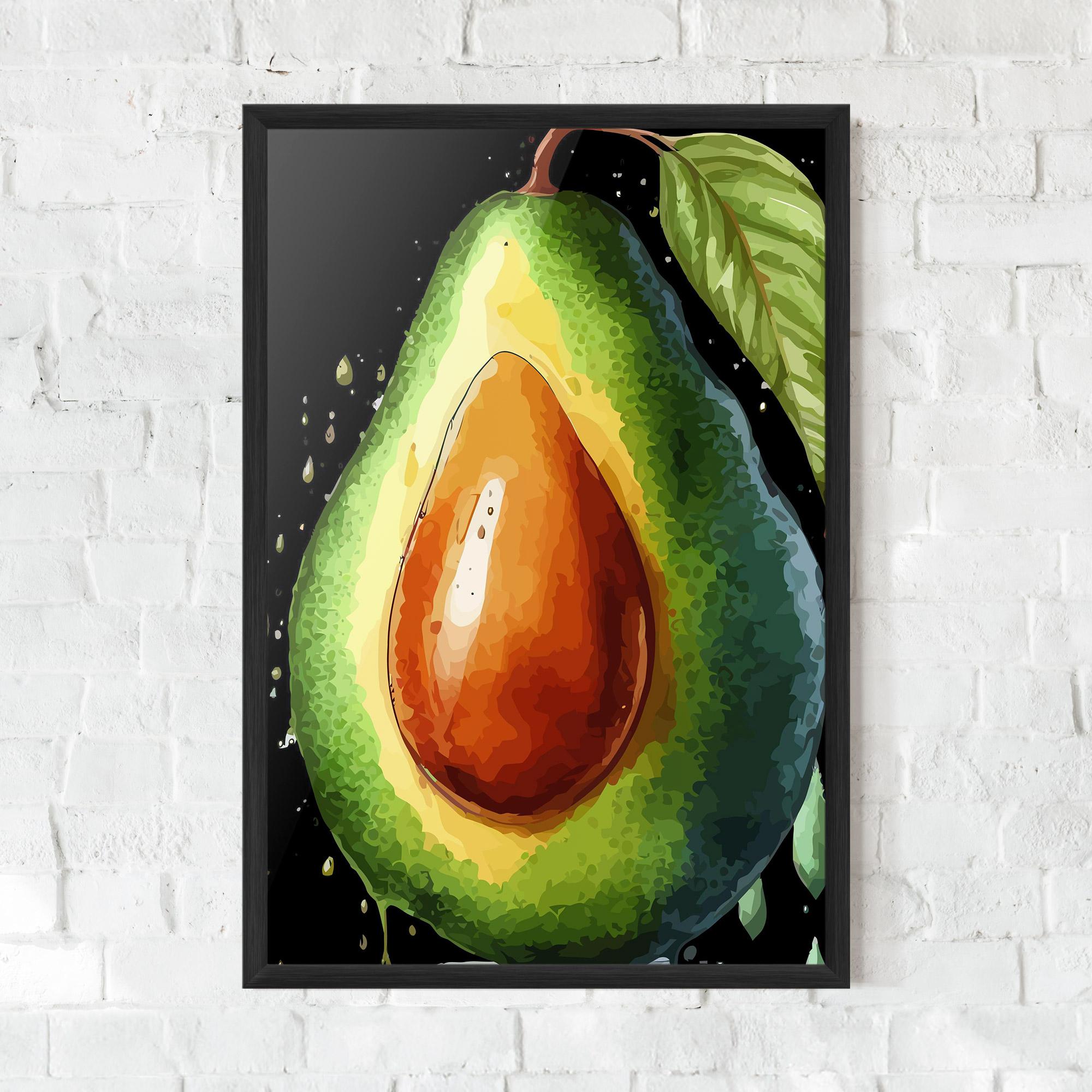 Keretezett Poszter Avocado Art mockup 0