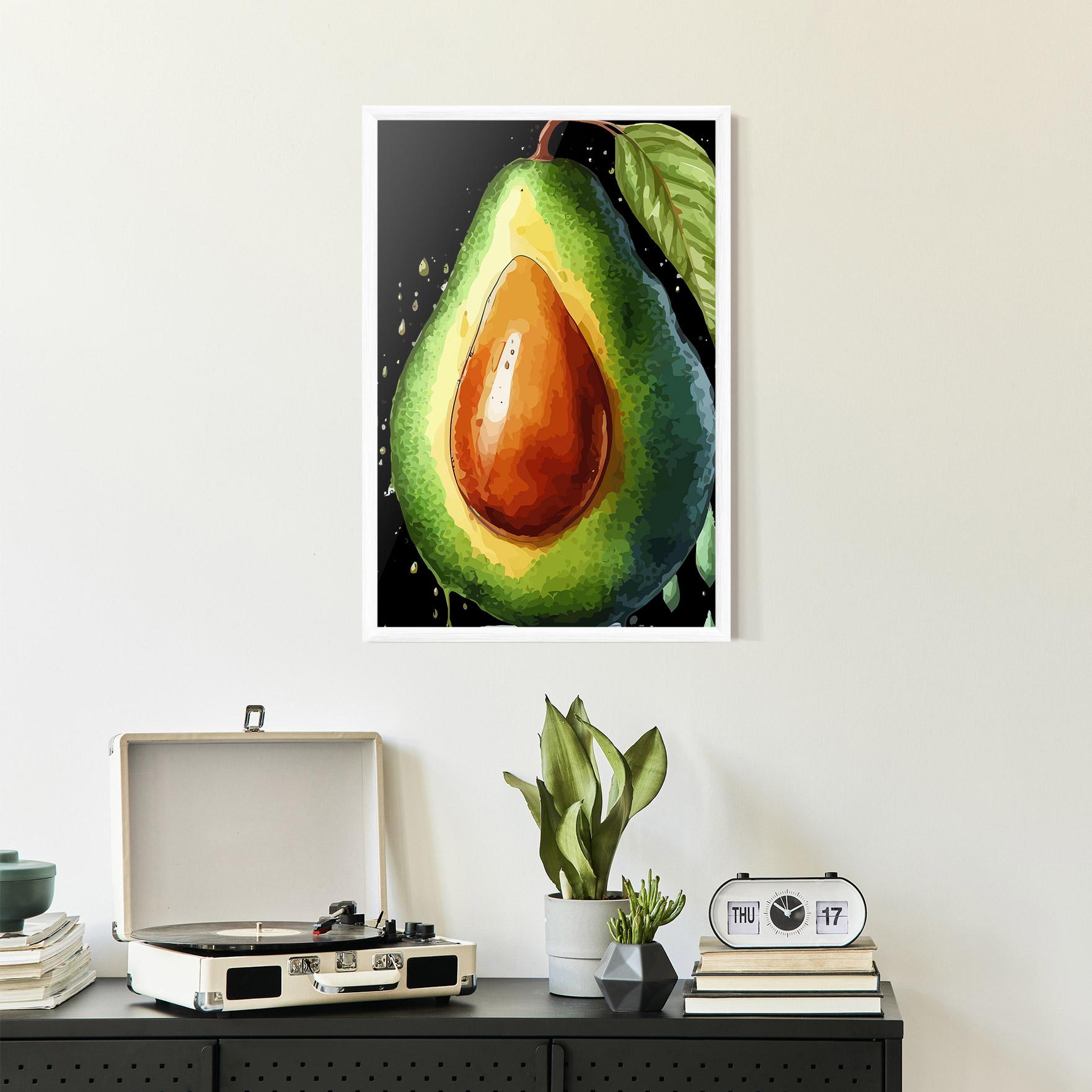 Keretezett Poszter Avocado Art mockup 2
