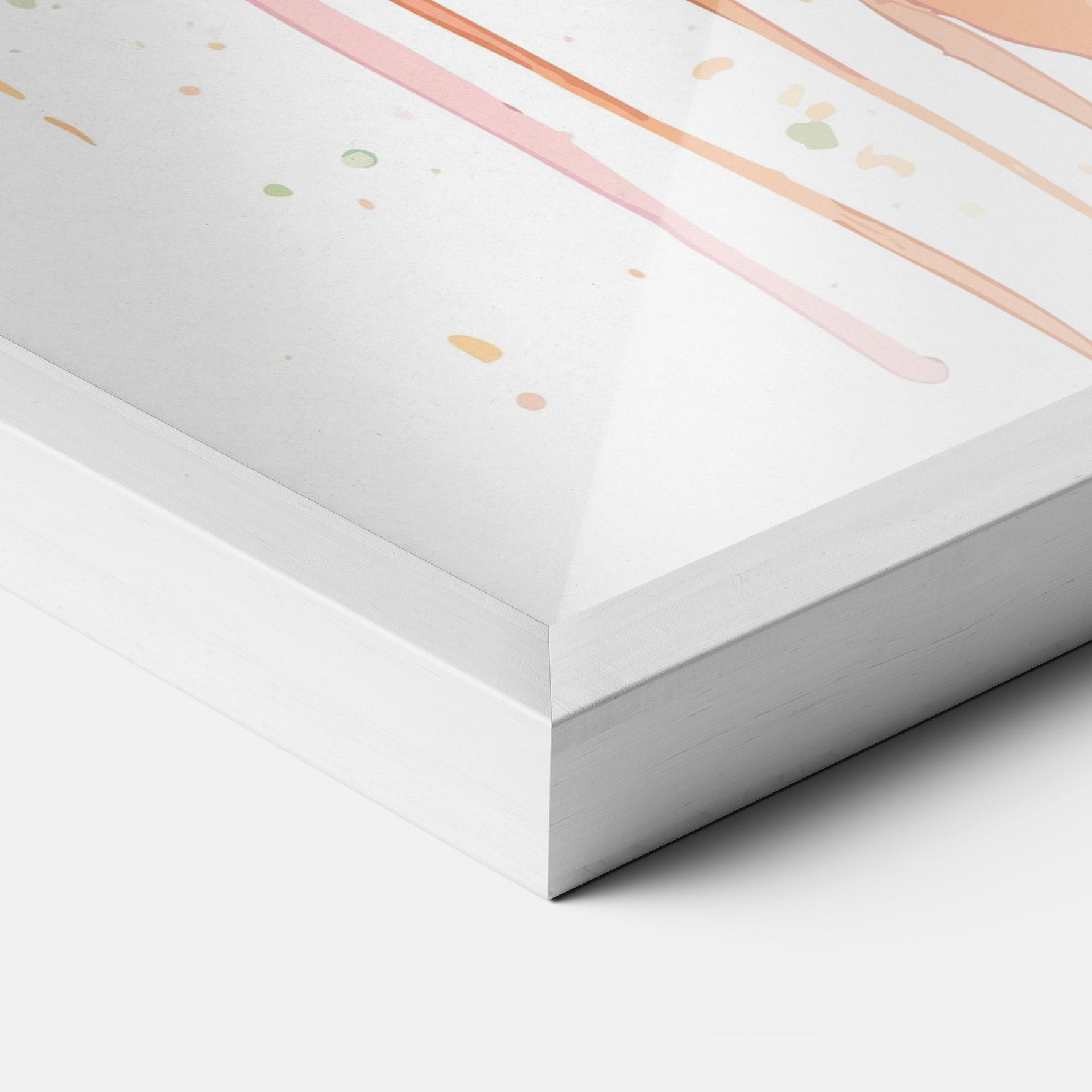 Keretezett Poszter Watercolor Carrot mockup 3