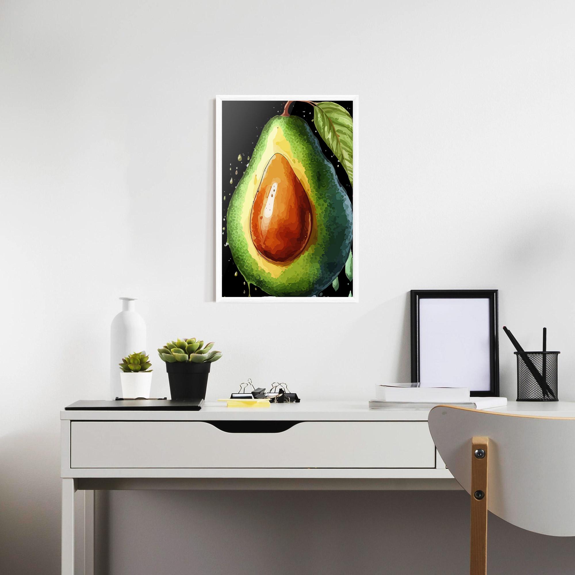 Keretezett Poszter Avocado Art mockup 7