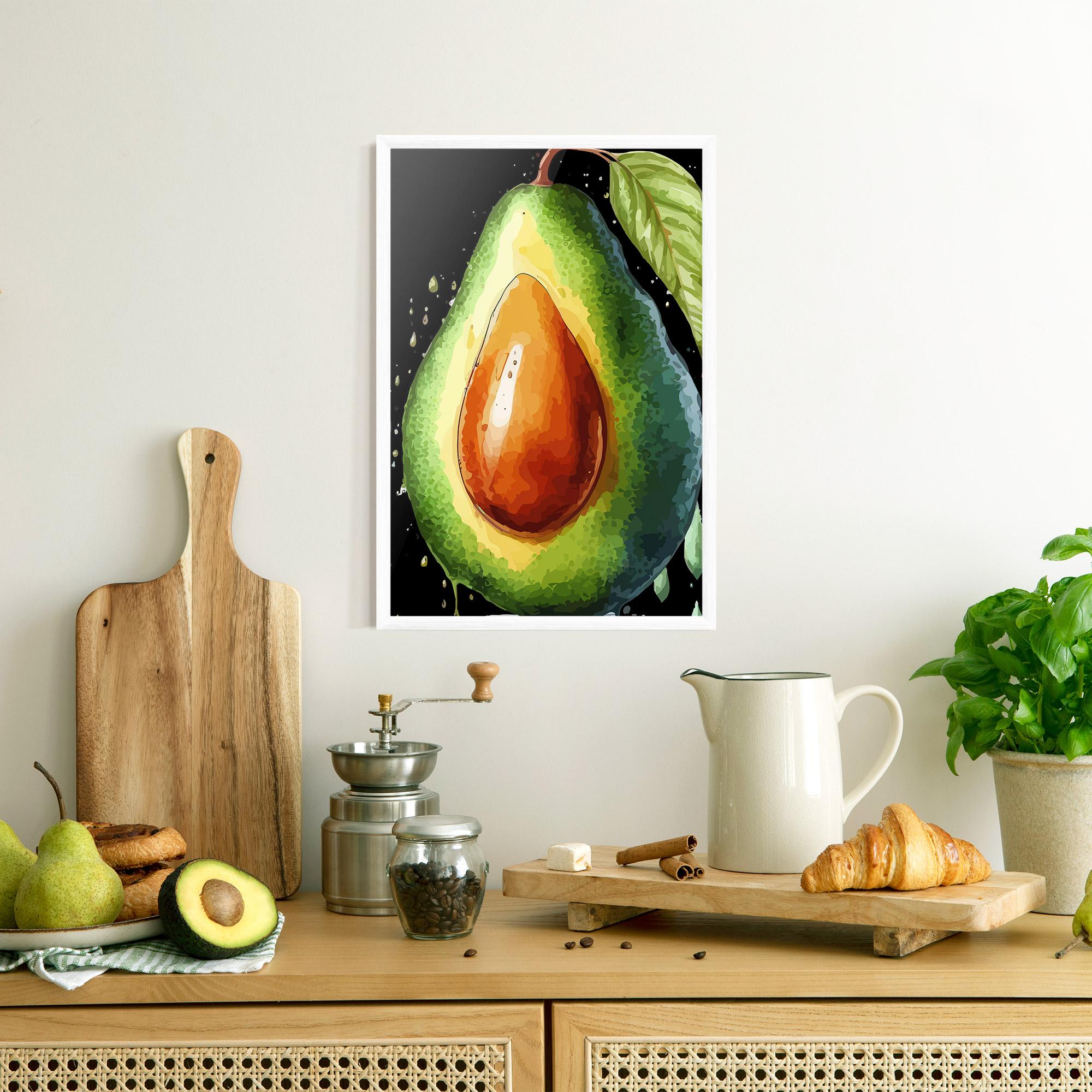 Keretezett Poszter Avocado Art mockup 8