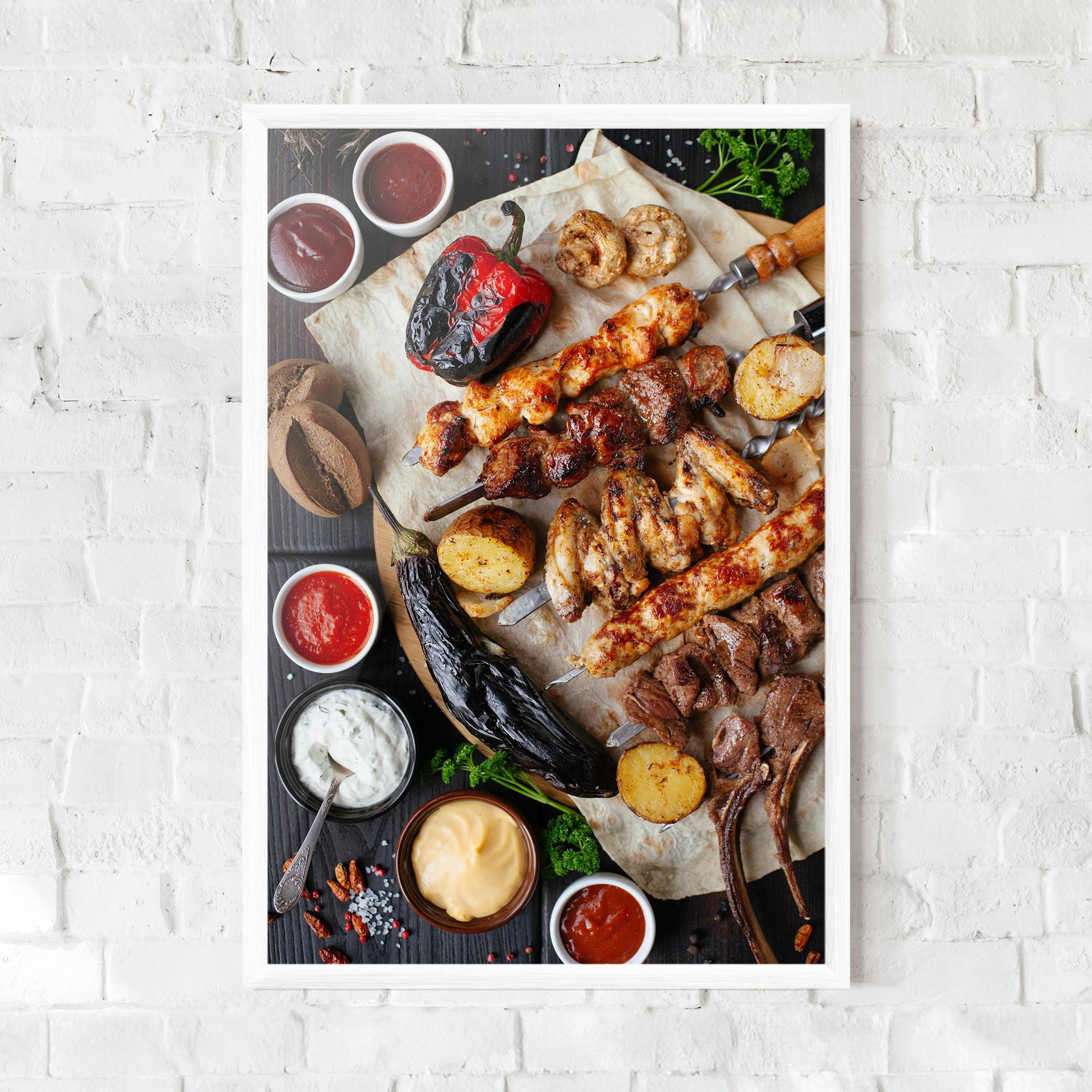 Keretezett Poszter Skewers mockup 0