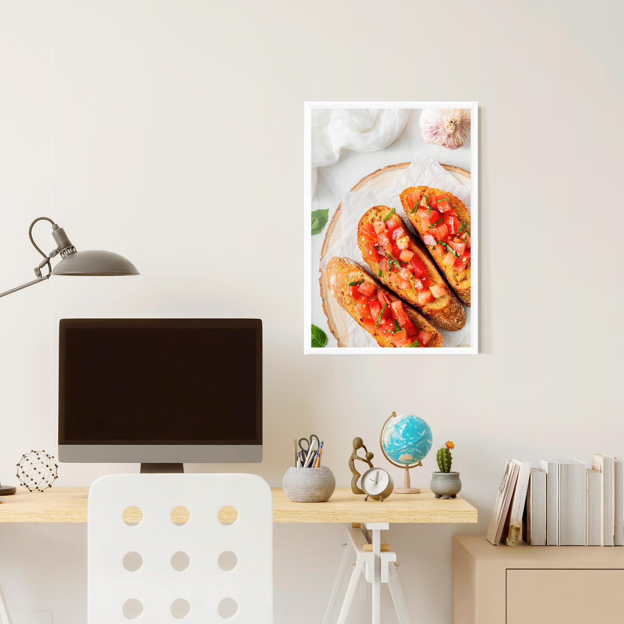 Keretezett Poszter Tomatoes On Bread mockup 6