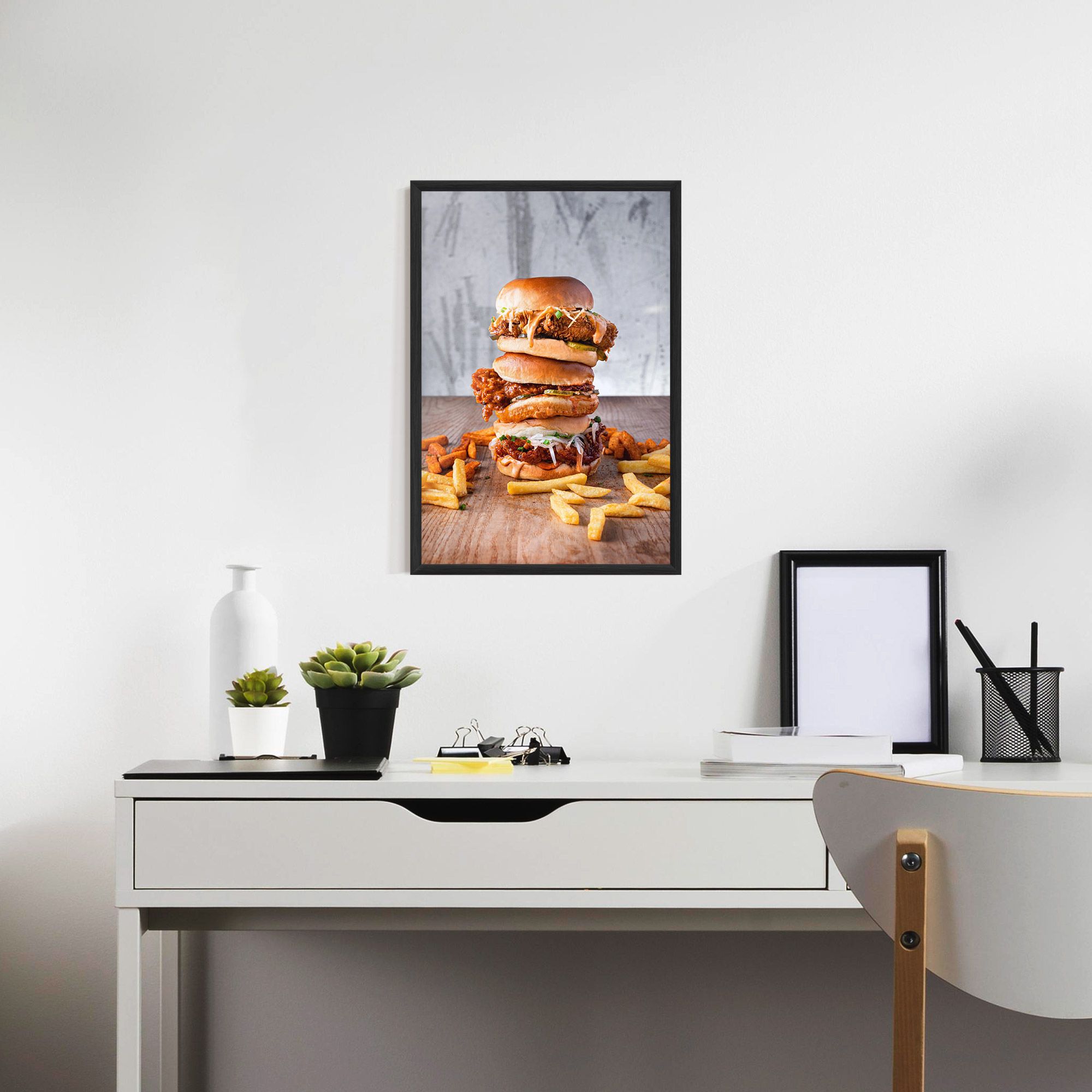 Triple Hamburger mockup 7