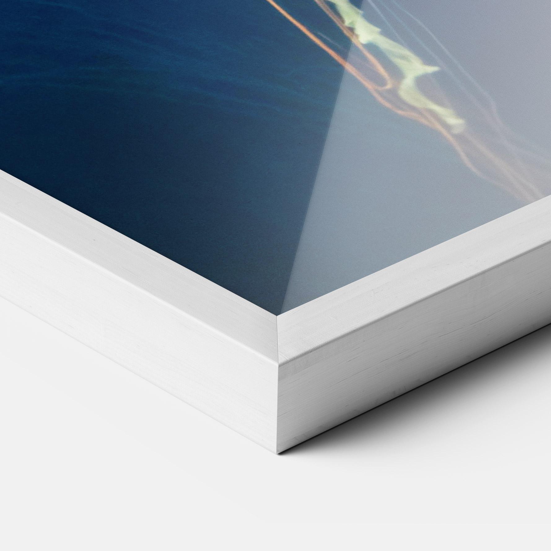 Keretezett Poszter Cream Jellyfish mockup 3