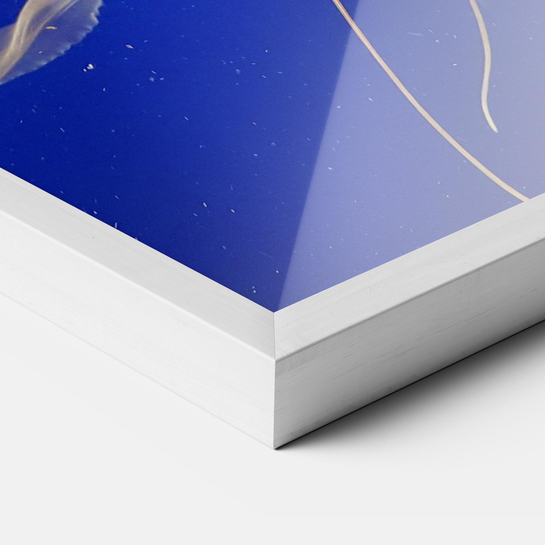 Keretezett Poszter Light Orange Jellyfish mockup 3