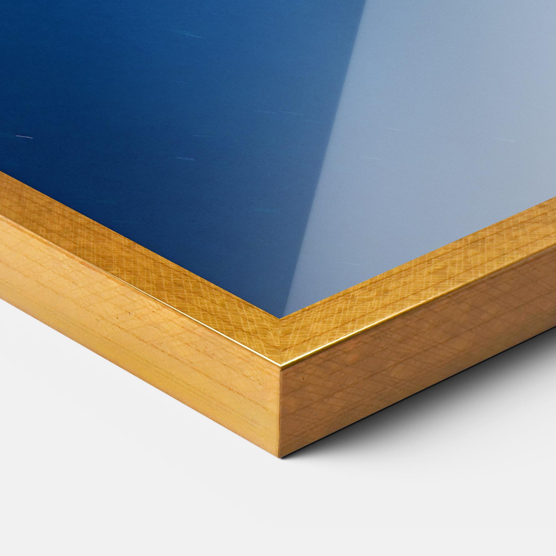 Keretezett Poszter Purple Yellow Fish mockup 3