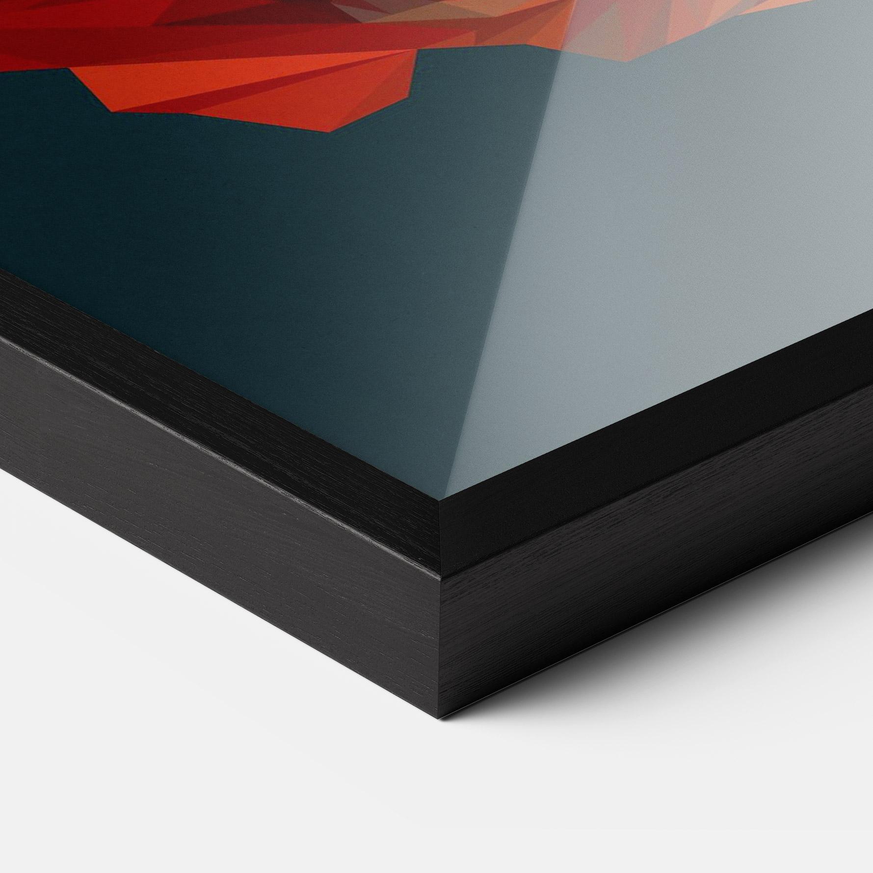 Keretezett Poszter Orange Fish mockup 3