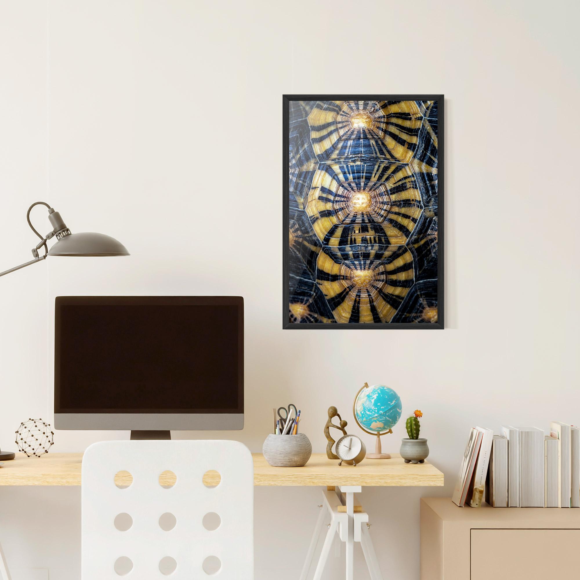 Keretezett Poszter Turtle Shell mockup 6