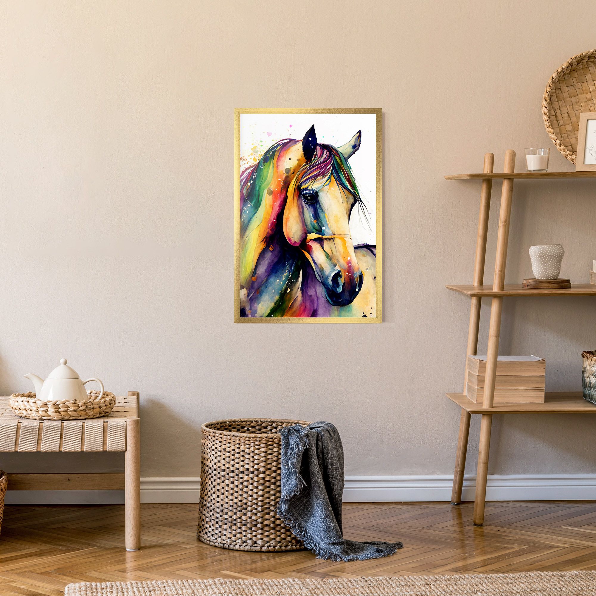 Colorful Horse mockup 9